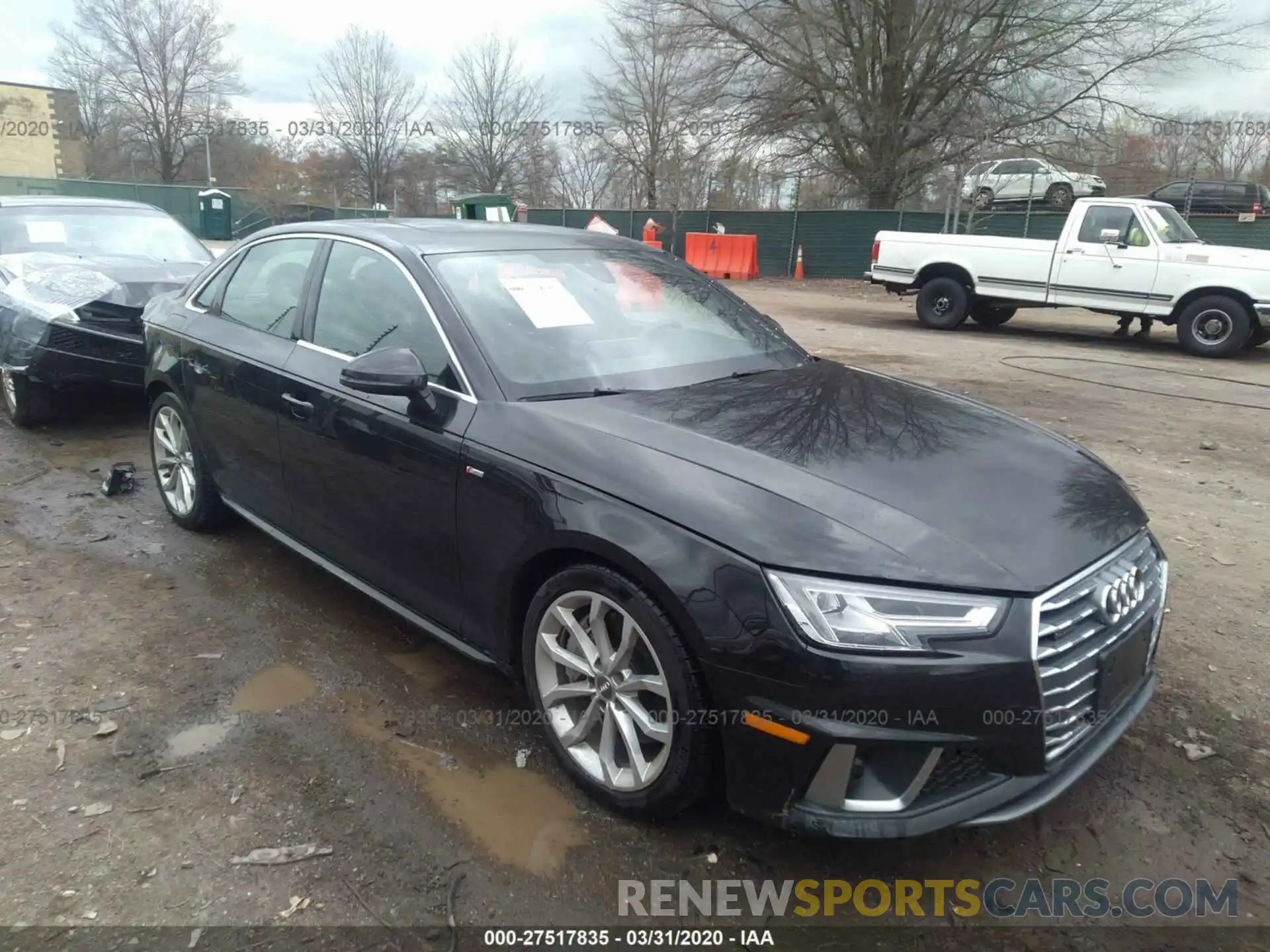 1 Photograph of a damaged car WAUENAF44KA008006 AUDI A4 2019