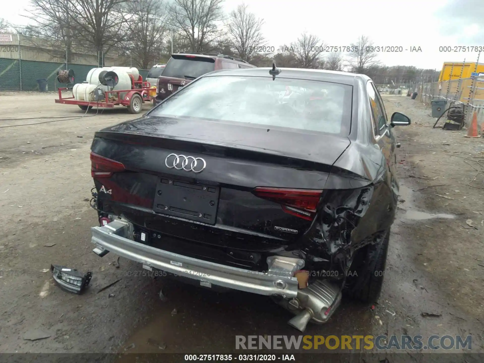 6 Photograph of a damaged car WAUENAF44KA008006 AUDI A4 2019