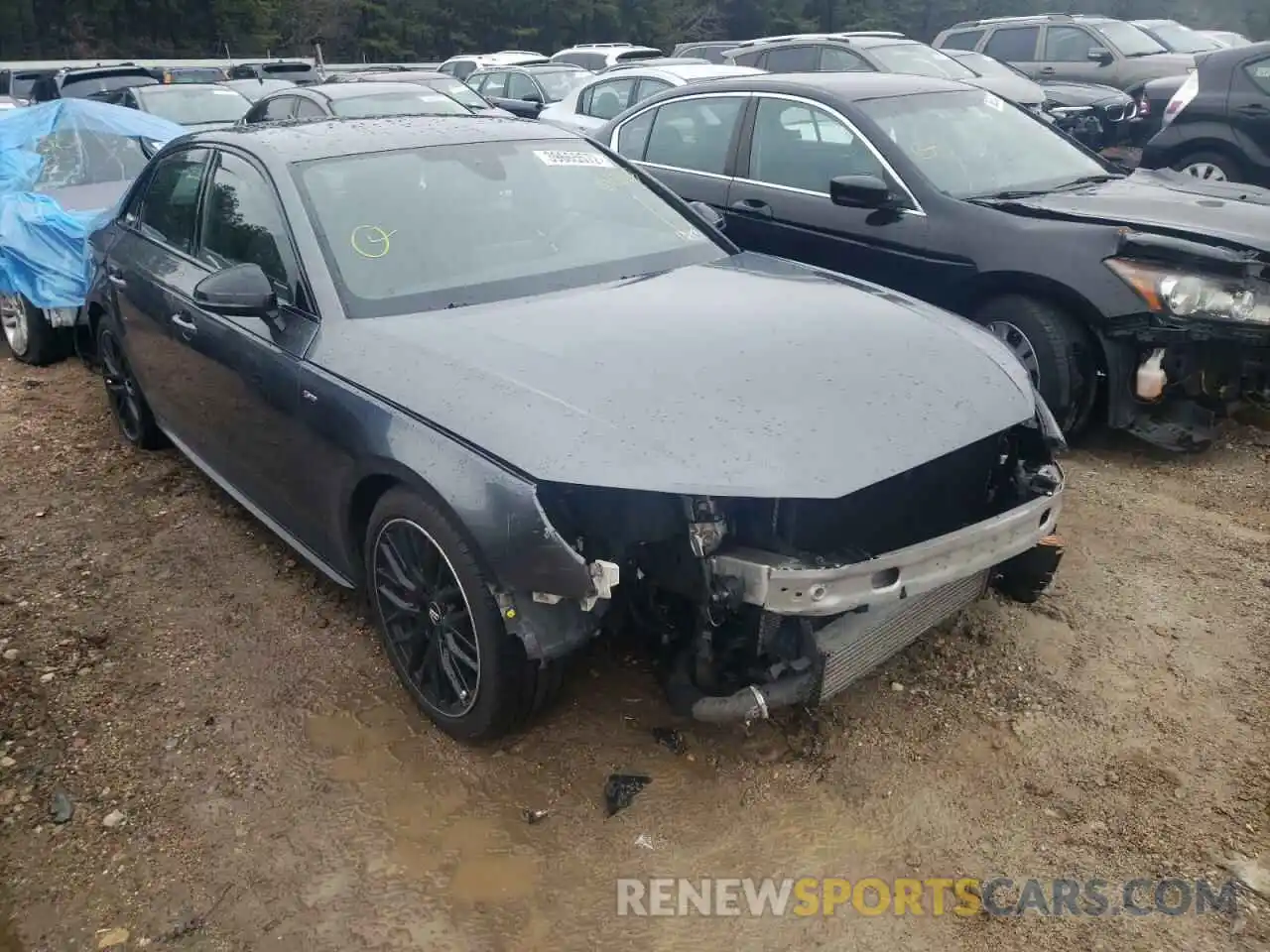 1 Photograph of a damaged car WAUENAF44KA012203 AUDI A4 2019