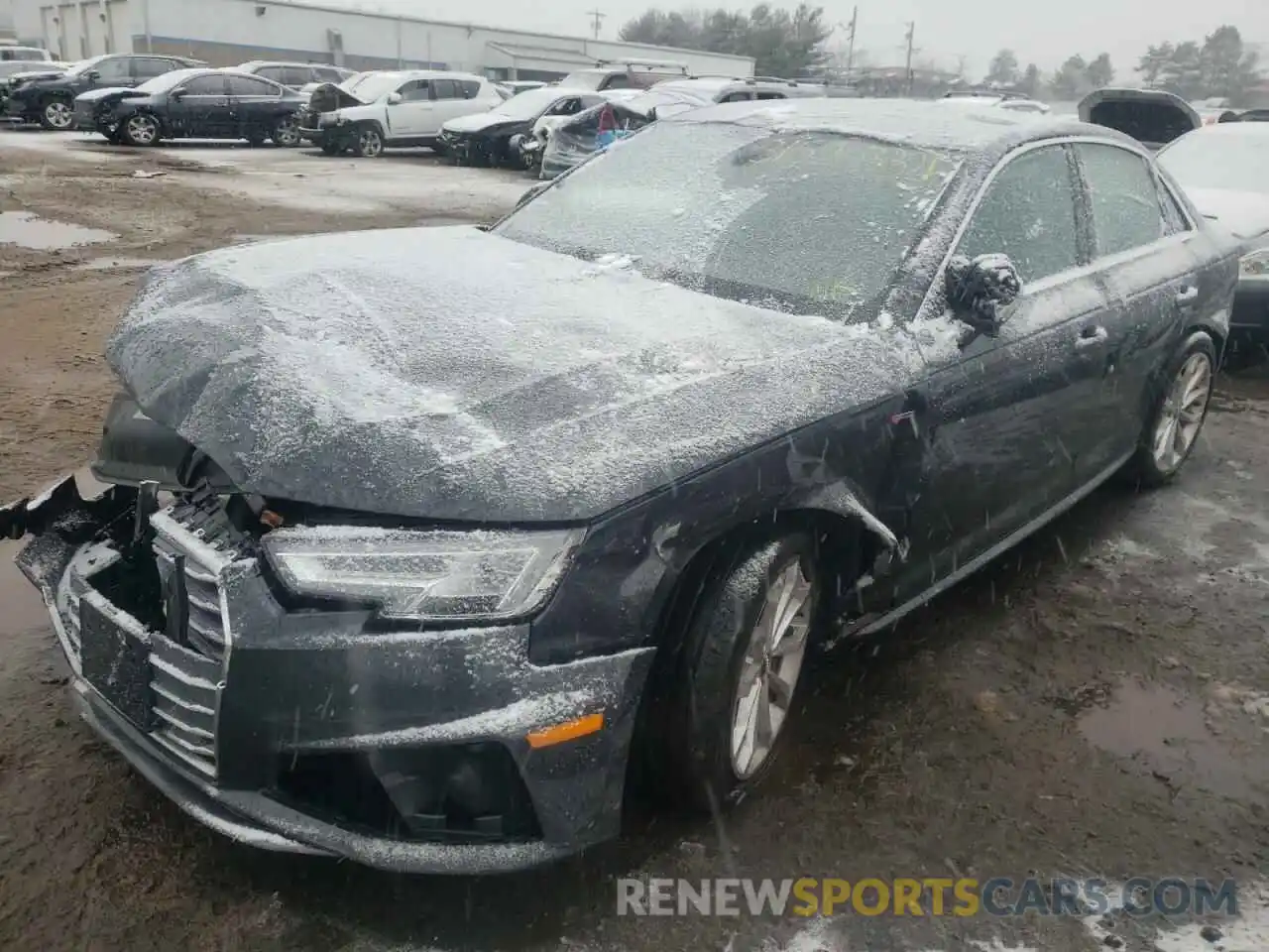 2 Photograph of a damaged car WAUENAF44KA013707 AUDI A4 2019