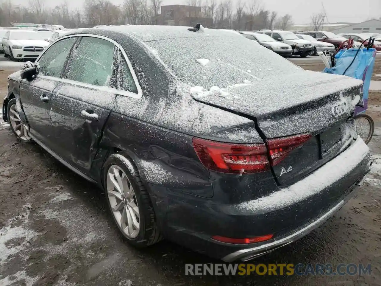 3 Photograph of a damaged car WAUENAF44KA013707 AUDI A4 2019