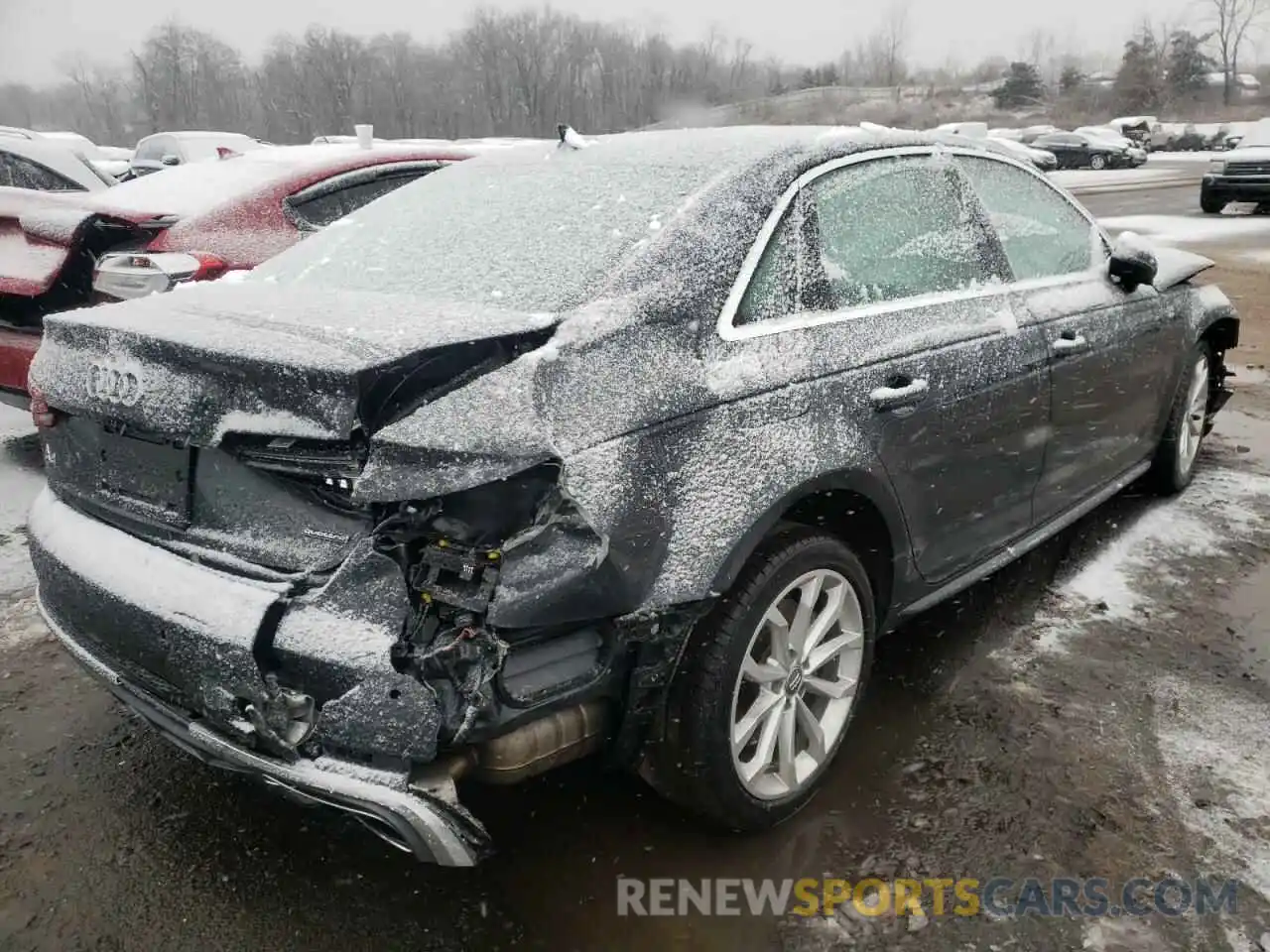 4 Photograph of a damaged car WAUENAF44KA013707 AUDI A4 2019