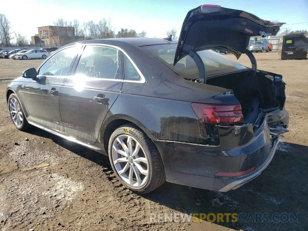 3 Photograph of a damaged car WAUENAF44KA040955 AUDI A4 2019