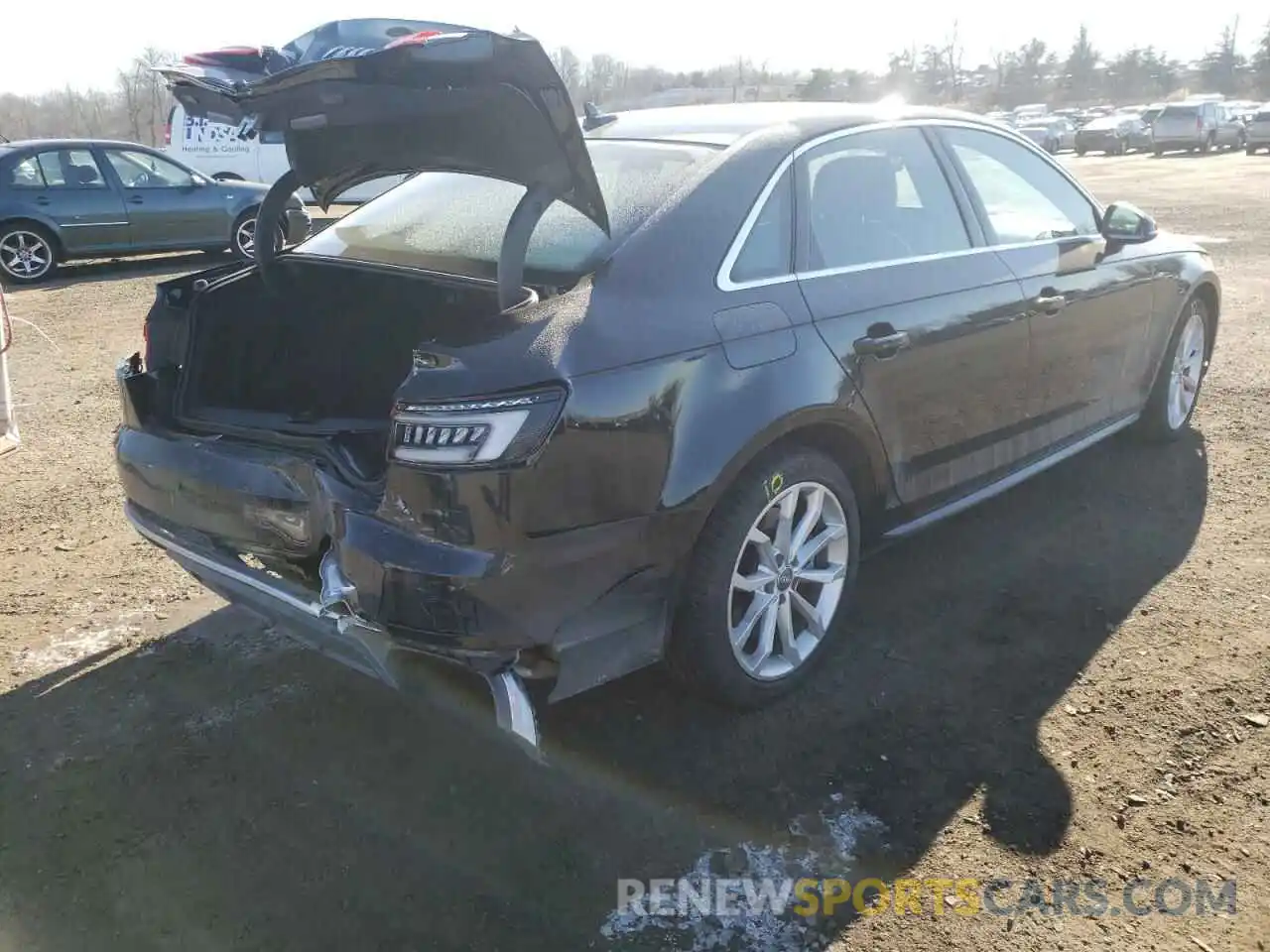 4 Photograph of a damaged car WAUENAF44KA040955 AUDI A4 2019