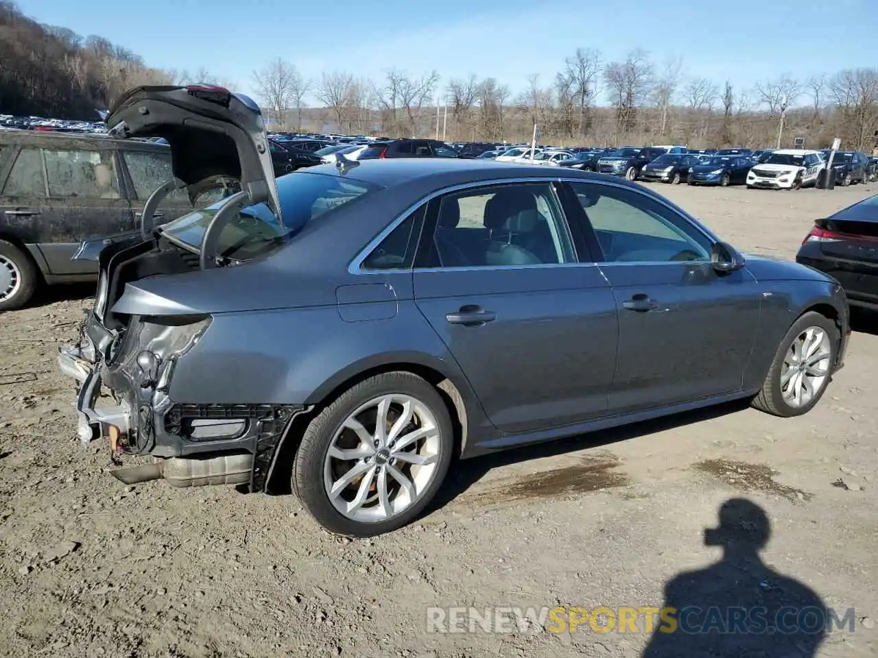 3 Photograph of a damaged car WAUENAF44KA041071 AUDI A4 2019