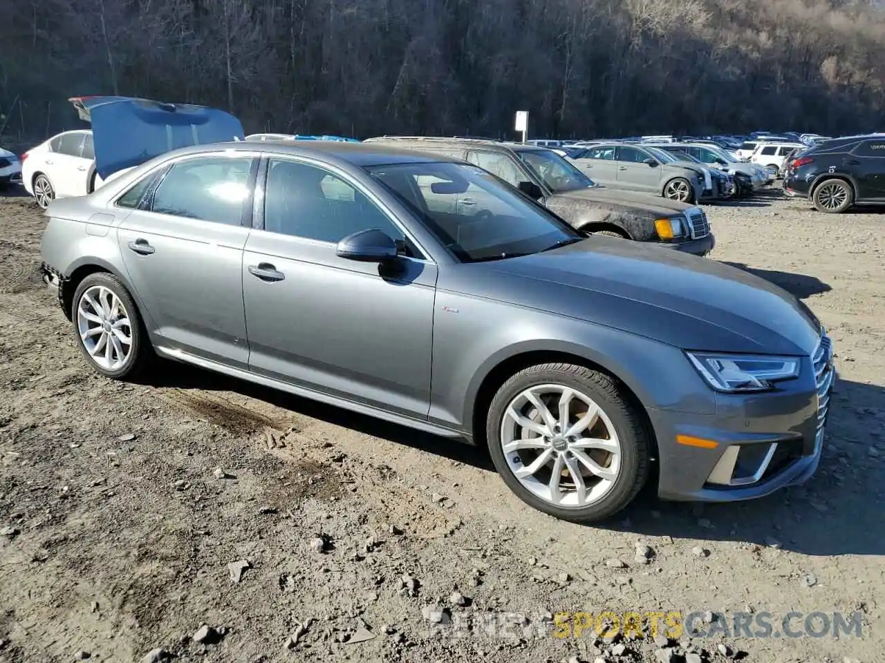 4 Photograph of a damaged car WAUENAF44KA041071 AUDI A4 2019