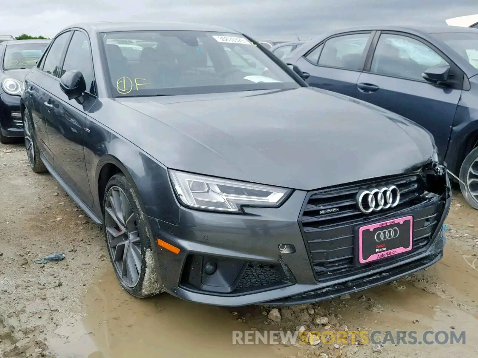 1 Photograph of a damaged car WAUENAF44KA060803 AUDI A4 2019