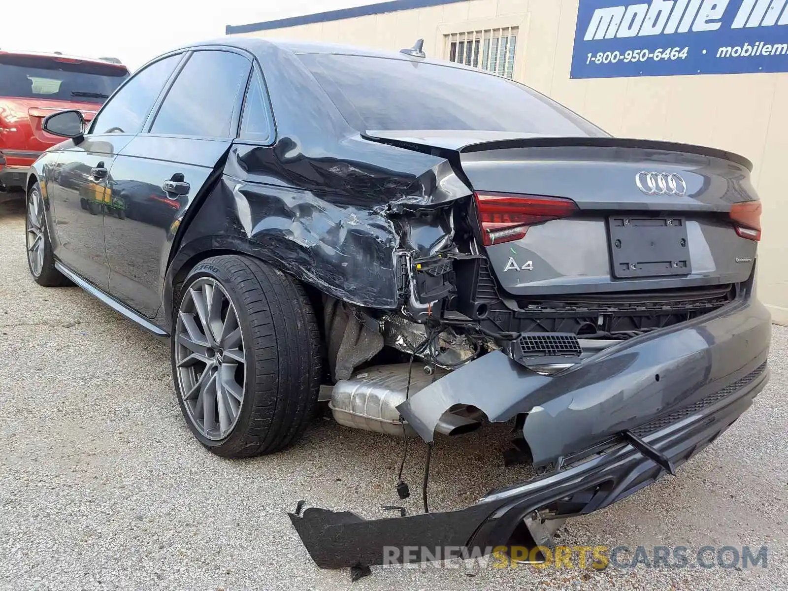 3 Photograph of a damaged car WAUENAF44KA064284 AUDI A4 2019