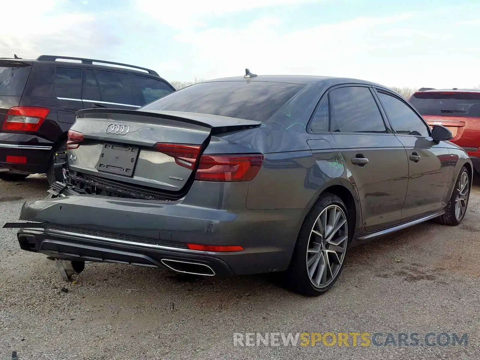 4 Photograph of a damaged car WAUENAF44KA064284 AUDI A4 2019