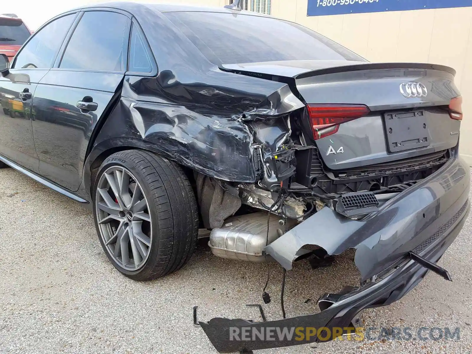 9 Photograph of a damaged car WAUENAF44KA064284 AUDI A4 2019