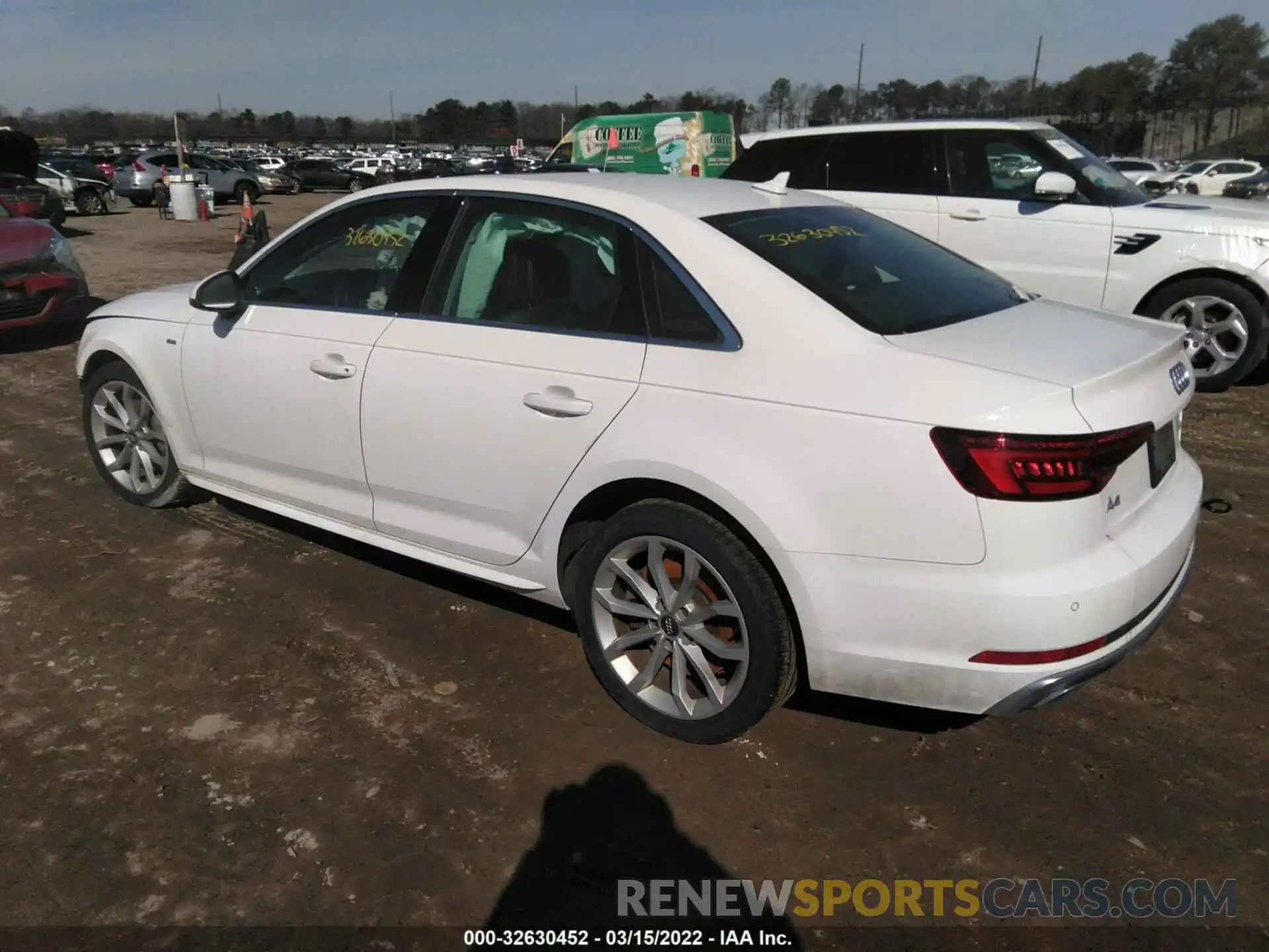 3 Photograph of a damaged car WAUENAF44KN002294 AUDI A4 2019