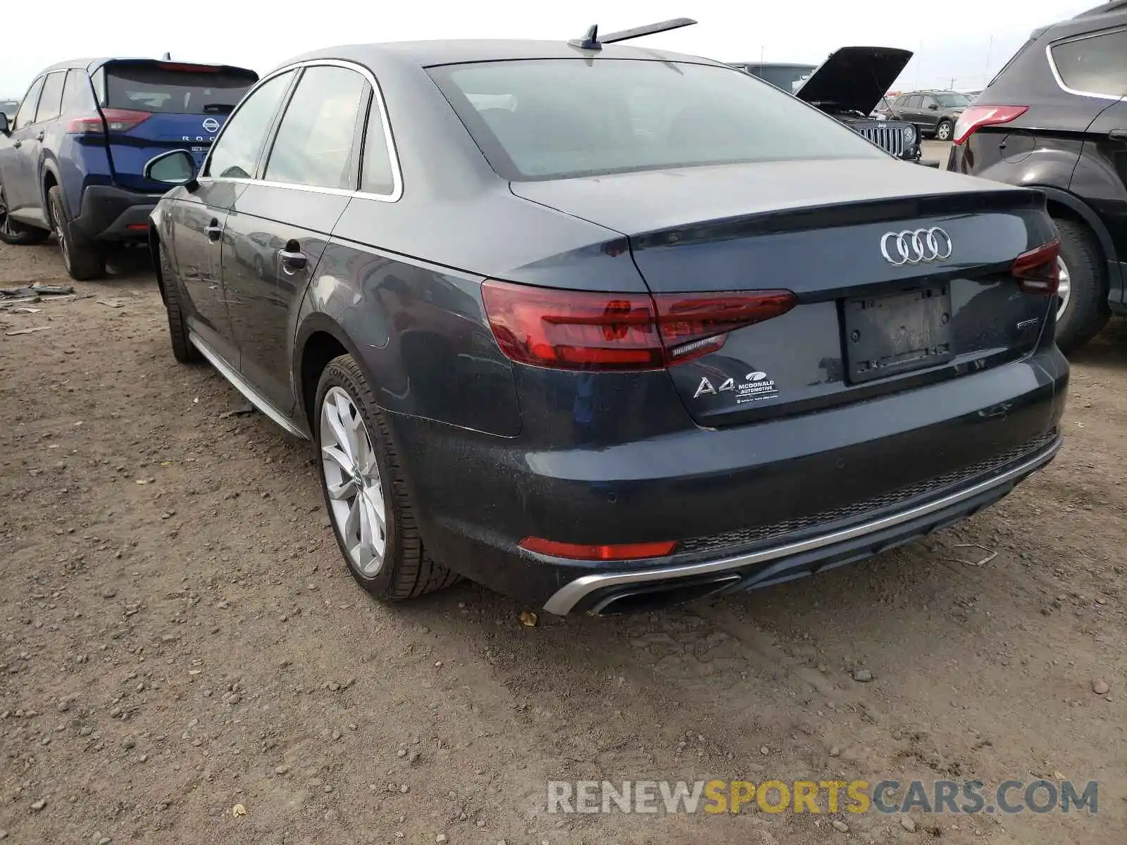 3 Фотография поврежденного автомобиля WAUENAF44KN008015 AUDI A4 2019