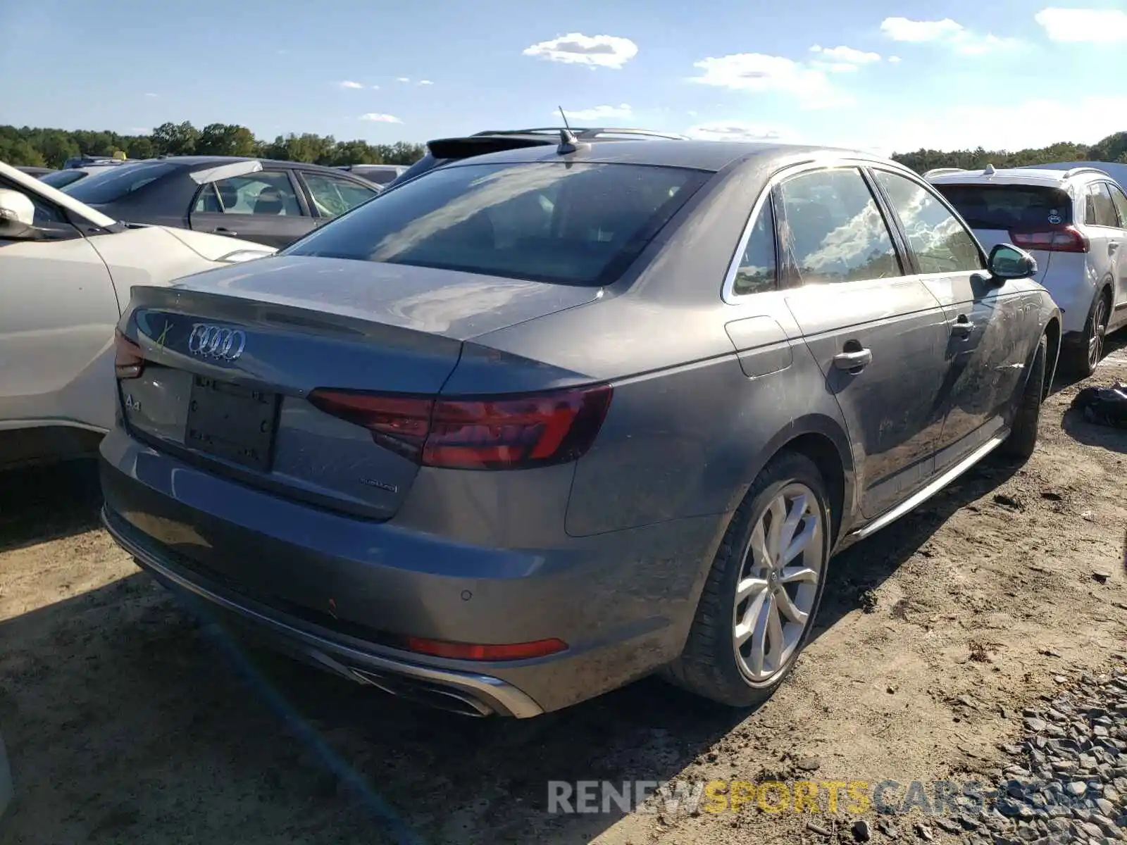 4 Фотография поврежденного автомобиля WAUENAF45KA013182 AUDI A4 2019