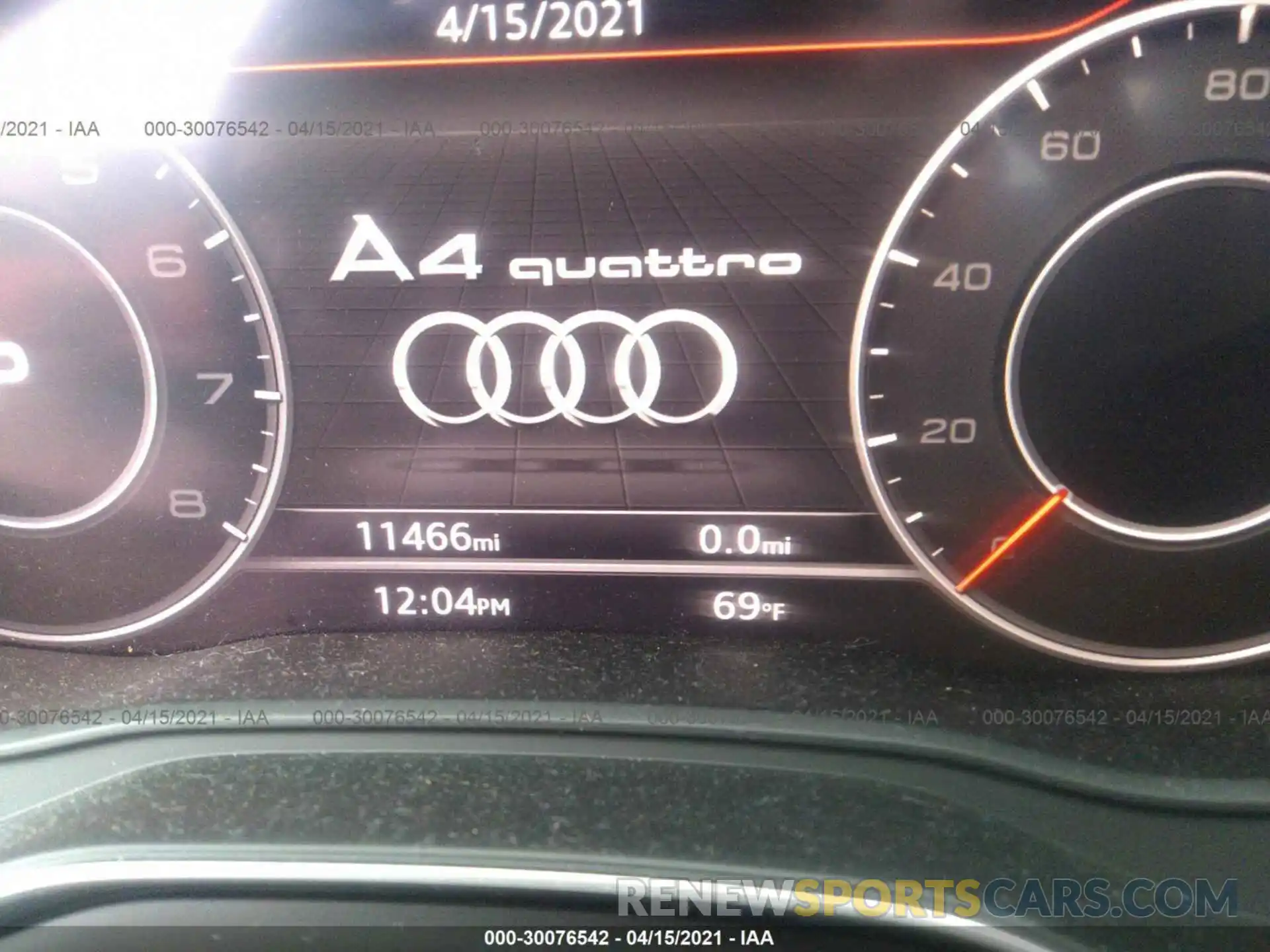 7 Фотография поврежденного автомобиля WAUENAF45KA014459 AUDI A4 2019