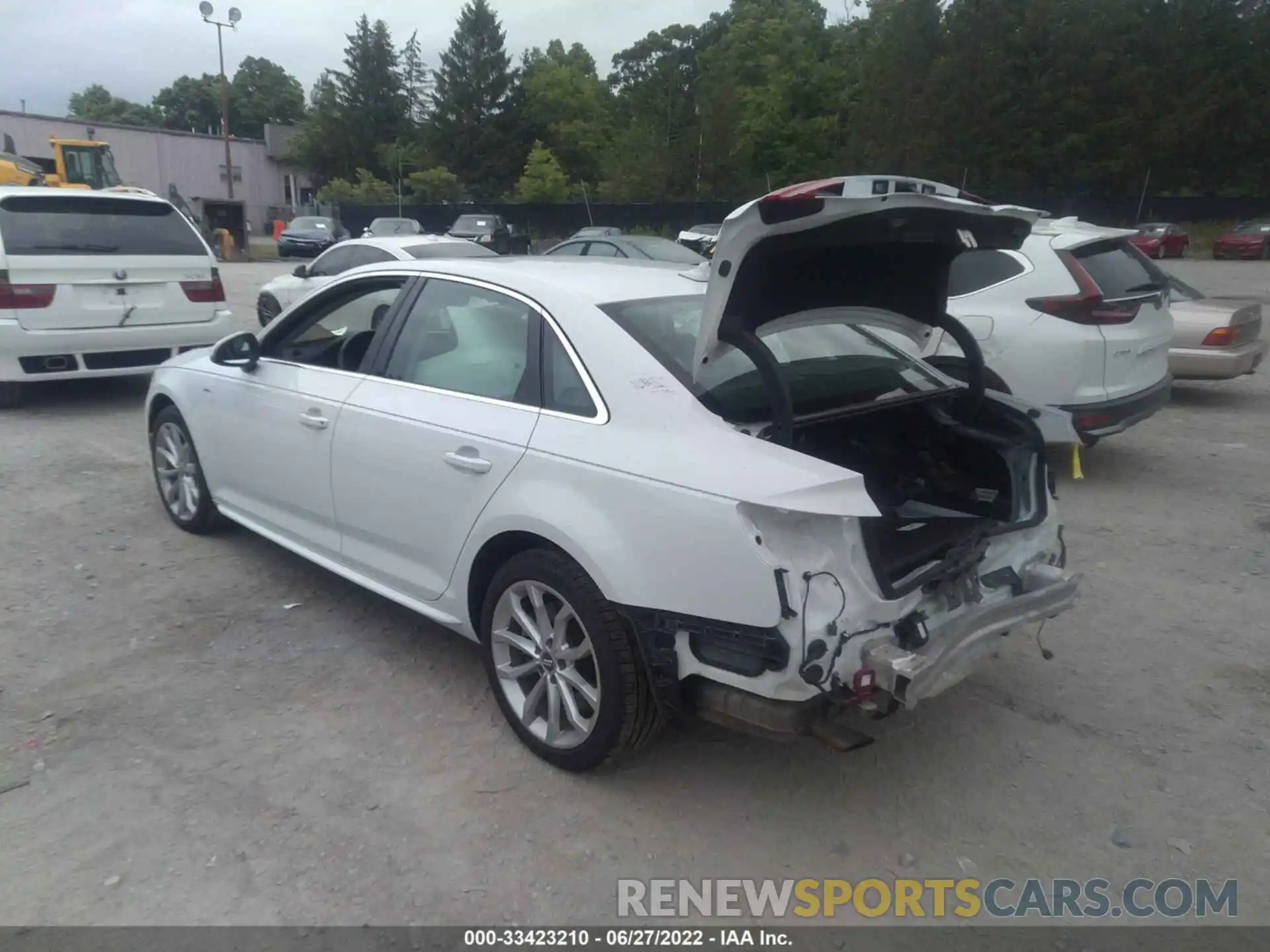 3 Photograph of a damaged car WAUENAF45KA015918 AUDI A4 2019