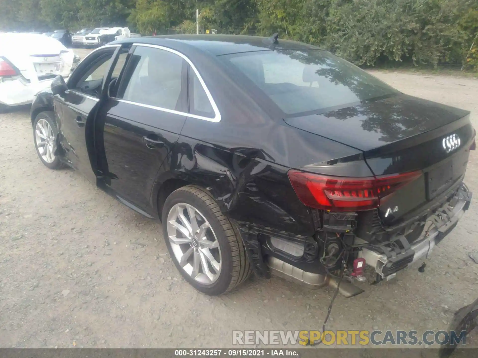 3 Photograph of a damaged car WAUENAF45KA070451 AUDI A4 2019