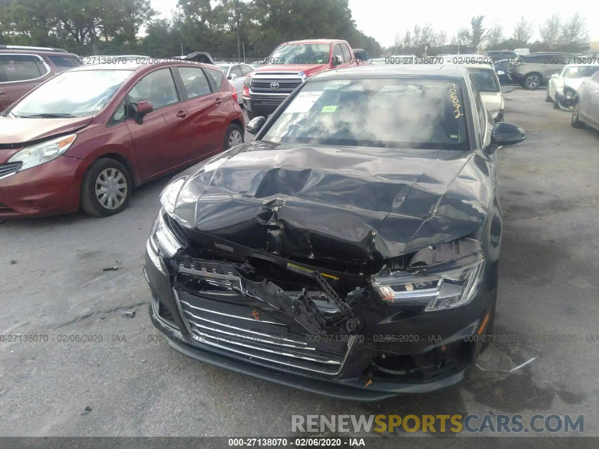 6 Photograph of a damaged car WAUENAF45KA076072 AUDI A4 2019