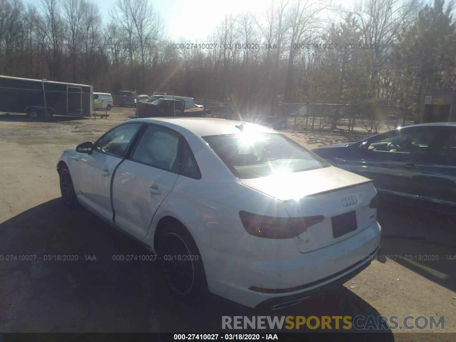 3 Photograph of a damaged car WAUENAF45KN003146 AUDI A4 2019