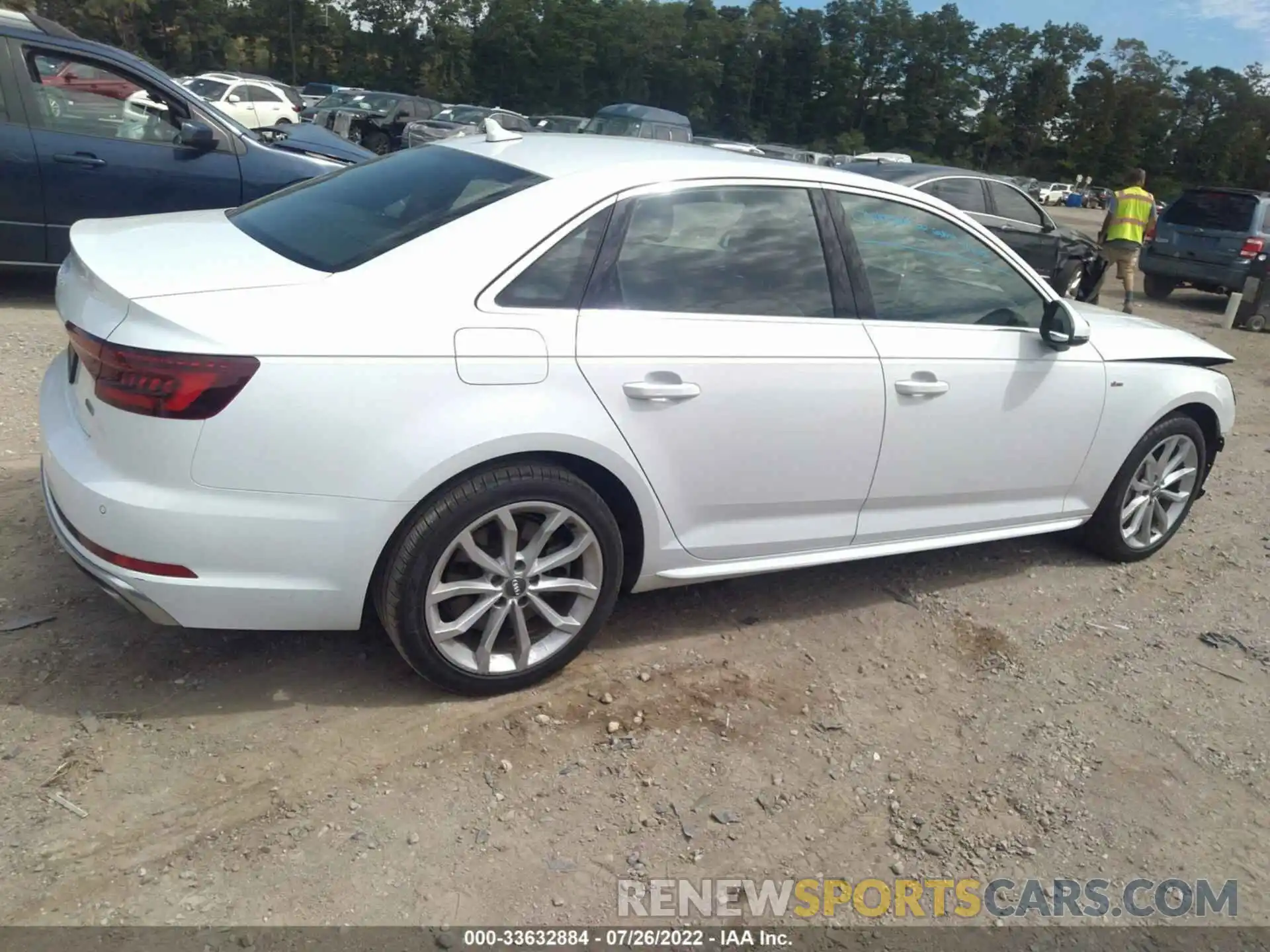 4 Photograph of a damaged car WAUENAF45KN006273 AUDI A4 2019