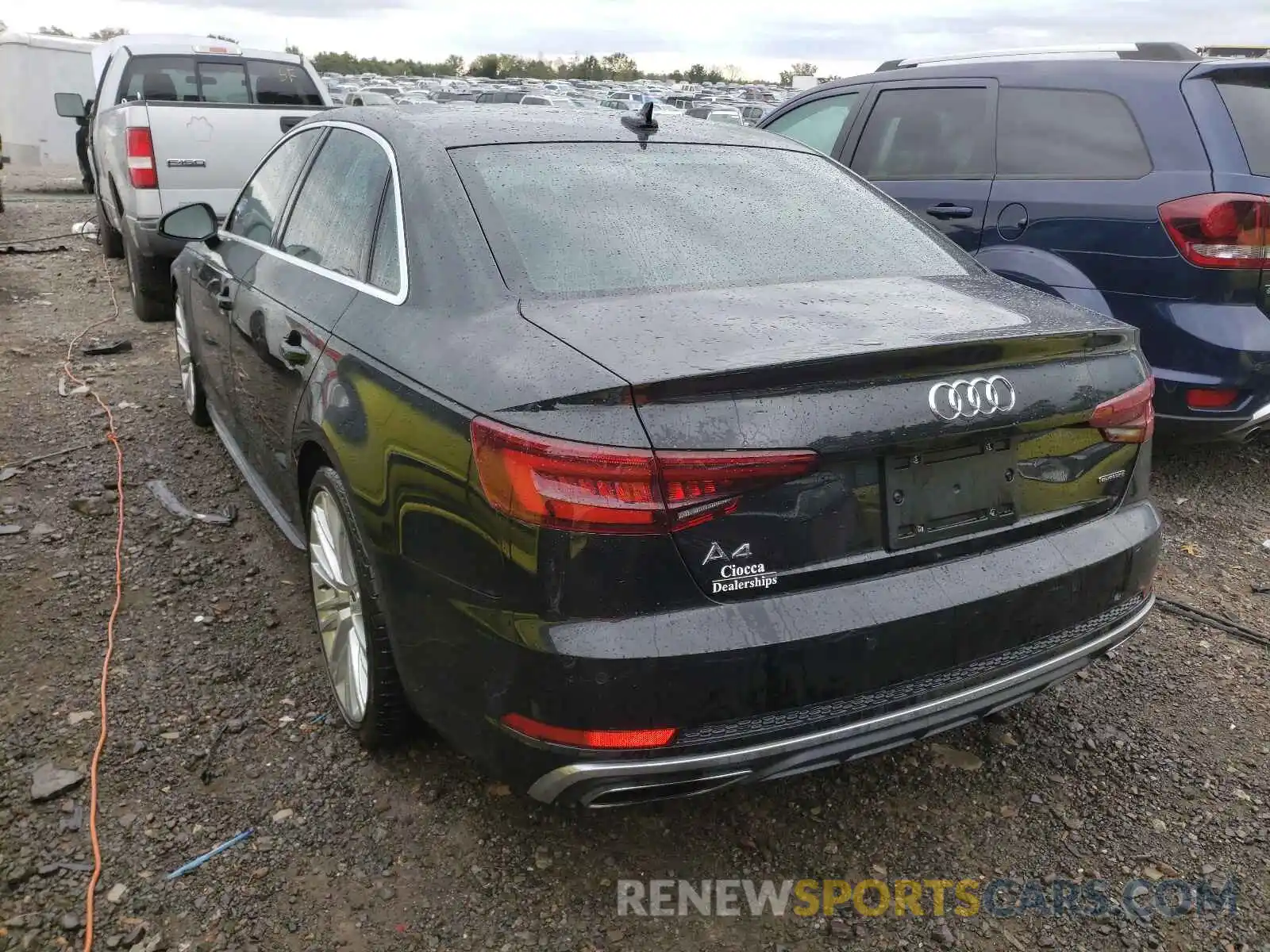 3 Фотография поврежденного автомобиля WAUENAF45KN011344 AUDI A4 2019