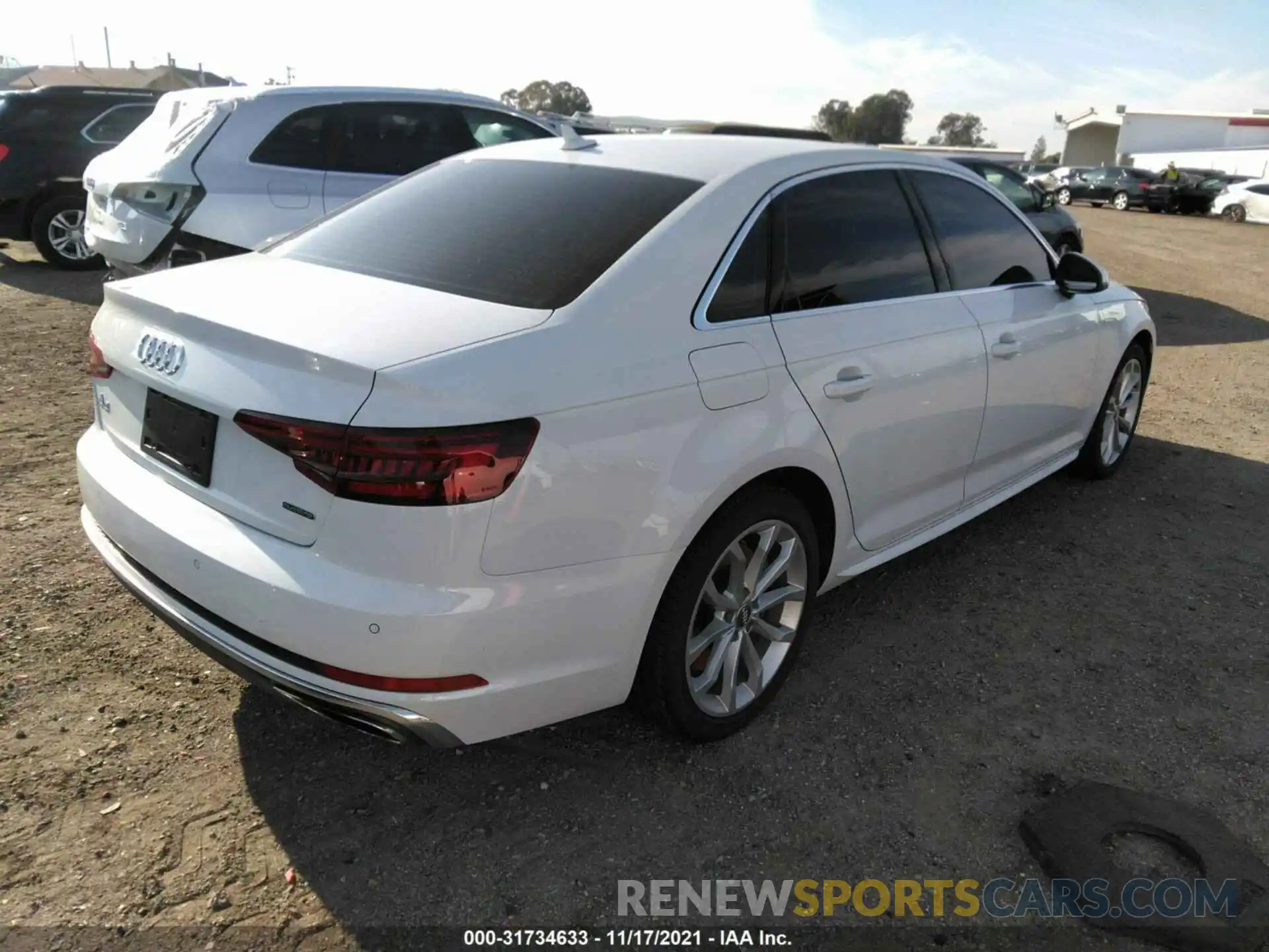 4 Фотография поврежденного автомобиля WAUENAF45KN013241 AUDI A4 2019