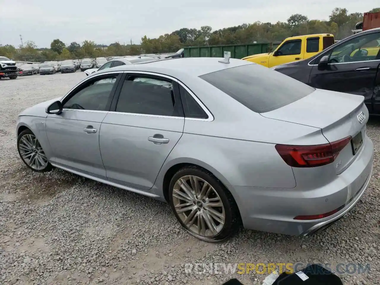 2 Photograph of a damaged car WAUENAF45KN020934 AUDI A4 2019