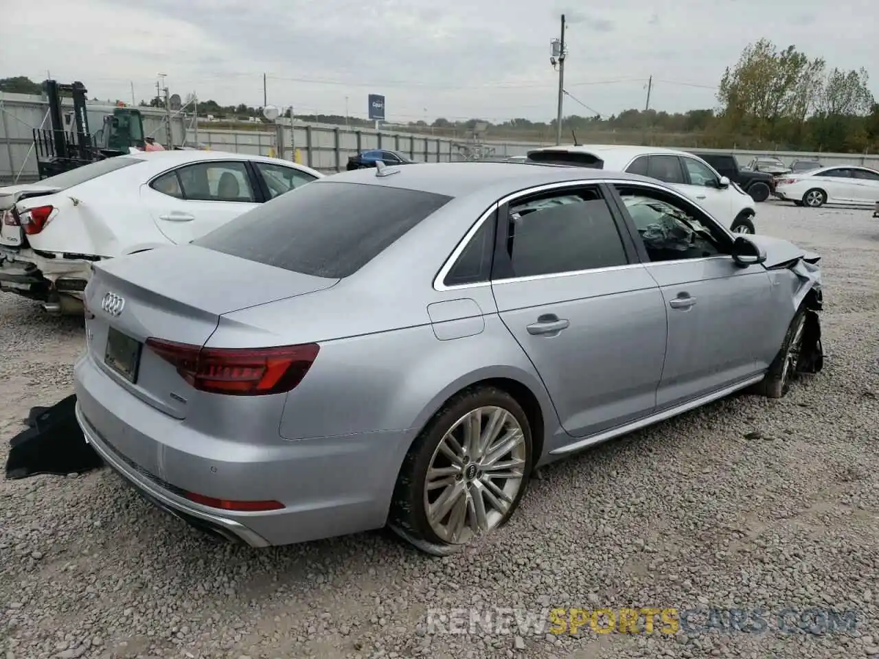 3 Фотография поврежденного автомобиля WAUENAF45KN020934 AUDI A4 2019