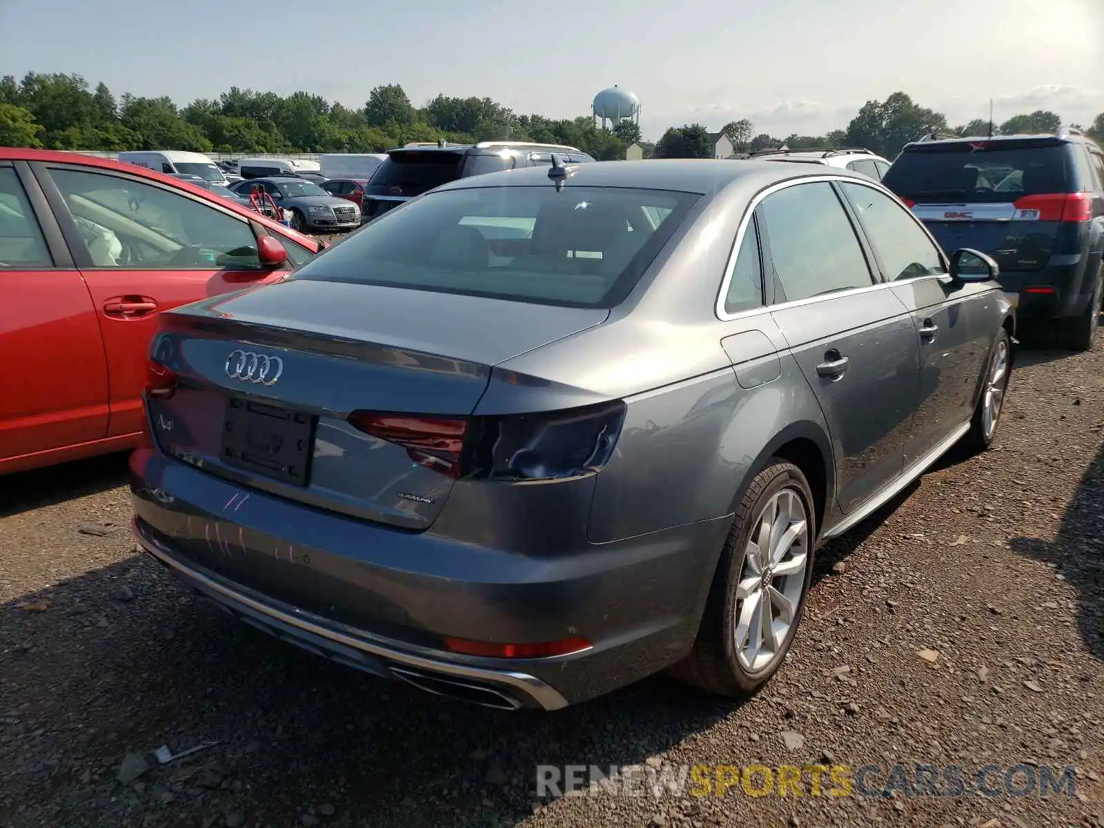 4 Photograph of a damaged car WAUENAF46KA008086 AUDI A4 2019