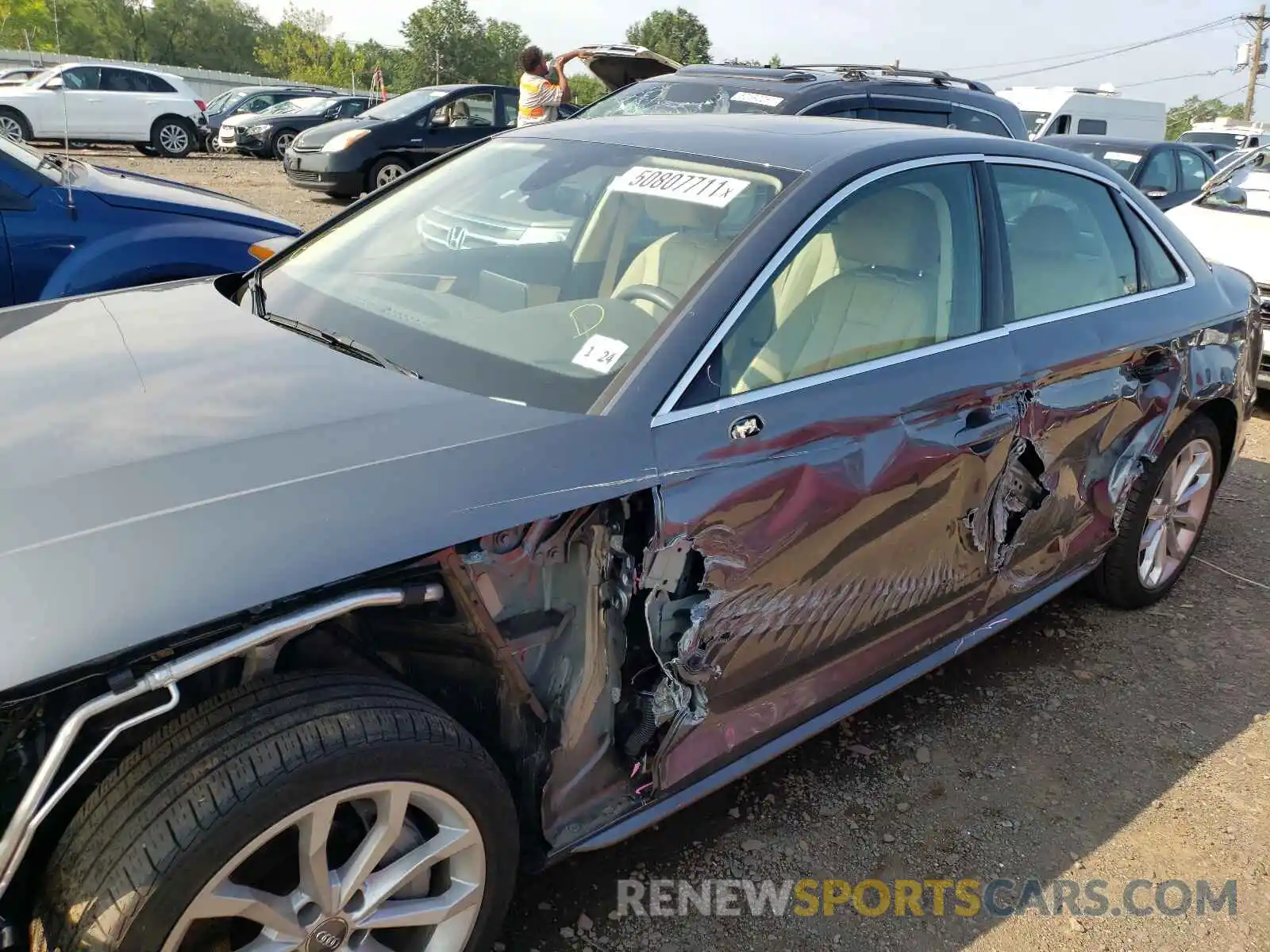 9 Photograph of a damaged car WAUENAF46KA008086 AUDI A4 2019