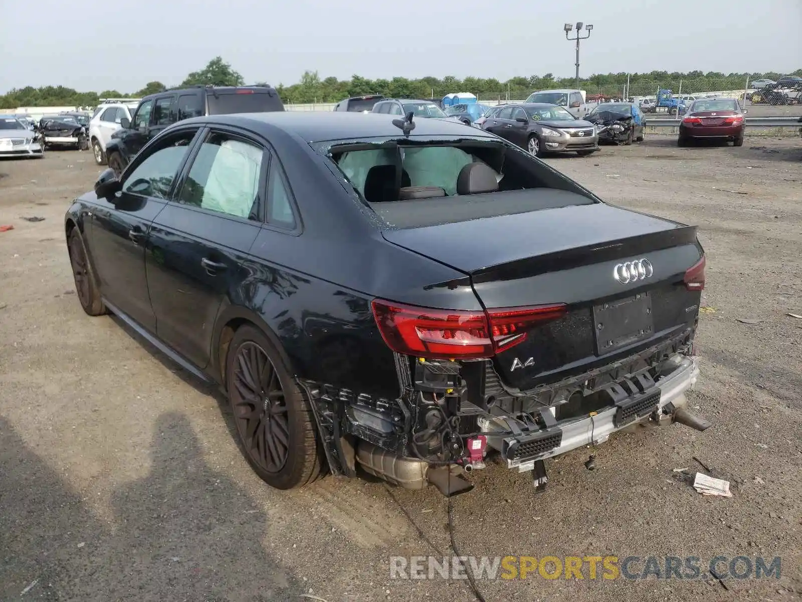 3 Photograph of a damaged car WAUENAF46KA060995 AUDI A4 2019