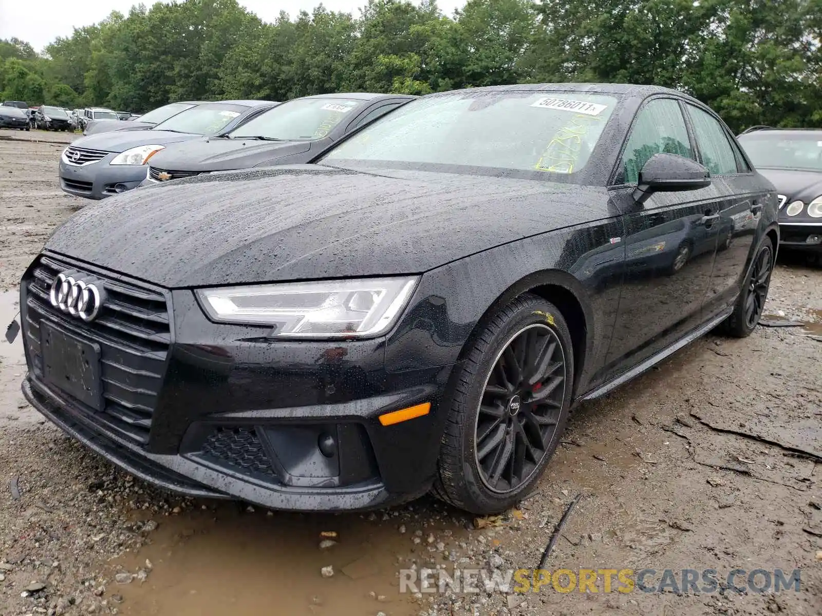 2 Photograph of a damaged car WAUENAF46KA066621 AUDI A4 2019