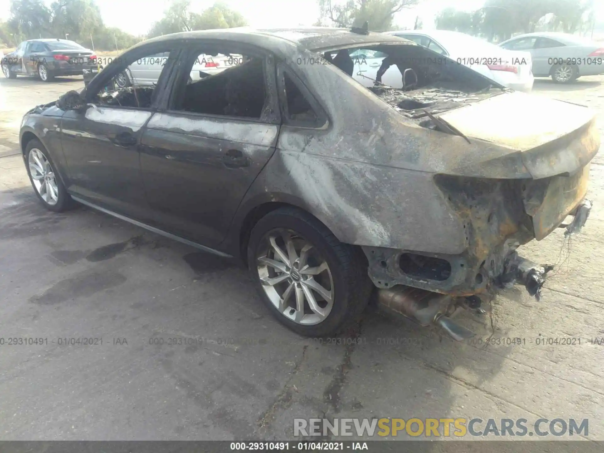 3 Фотография поврежденного автомобиля WAUENAF46KA114313 AUDI A4 2019