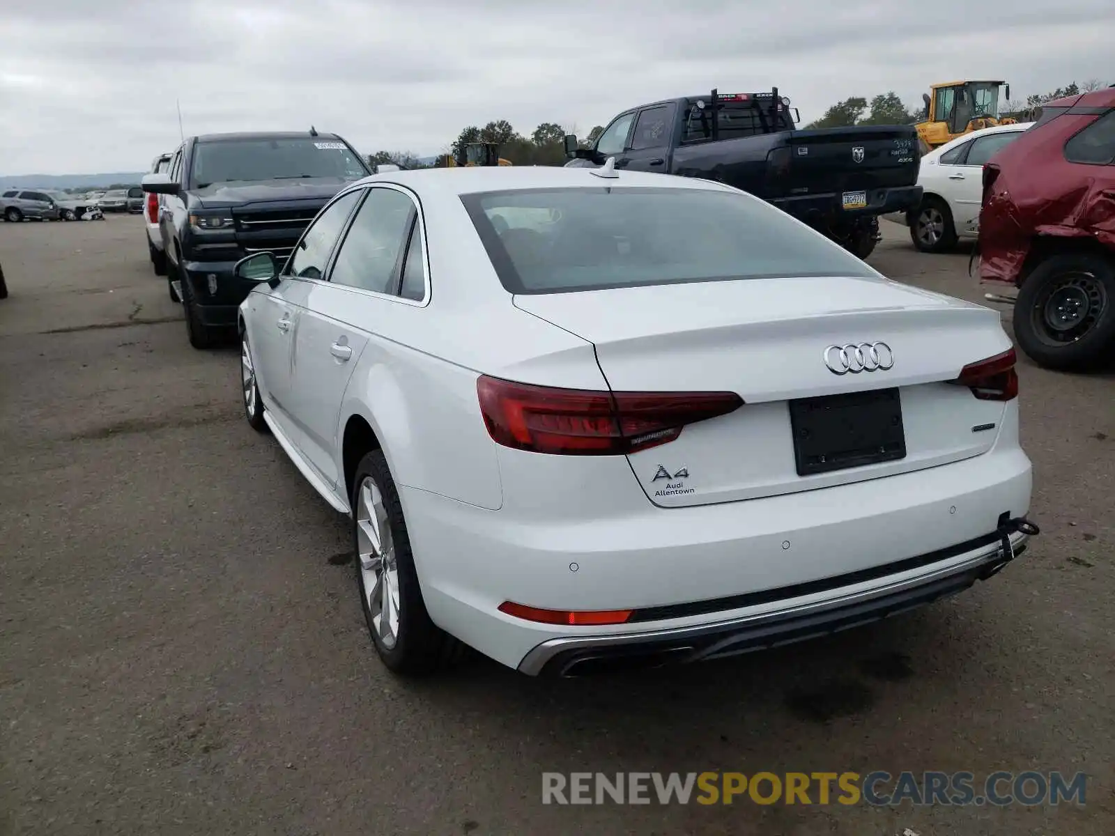 3 Photograph of a damaged car WAUENAF46KA119575 AUDI A4 2019