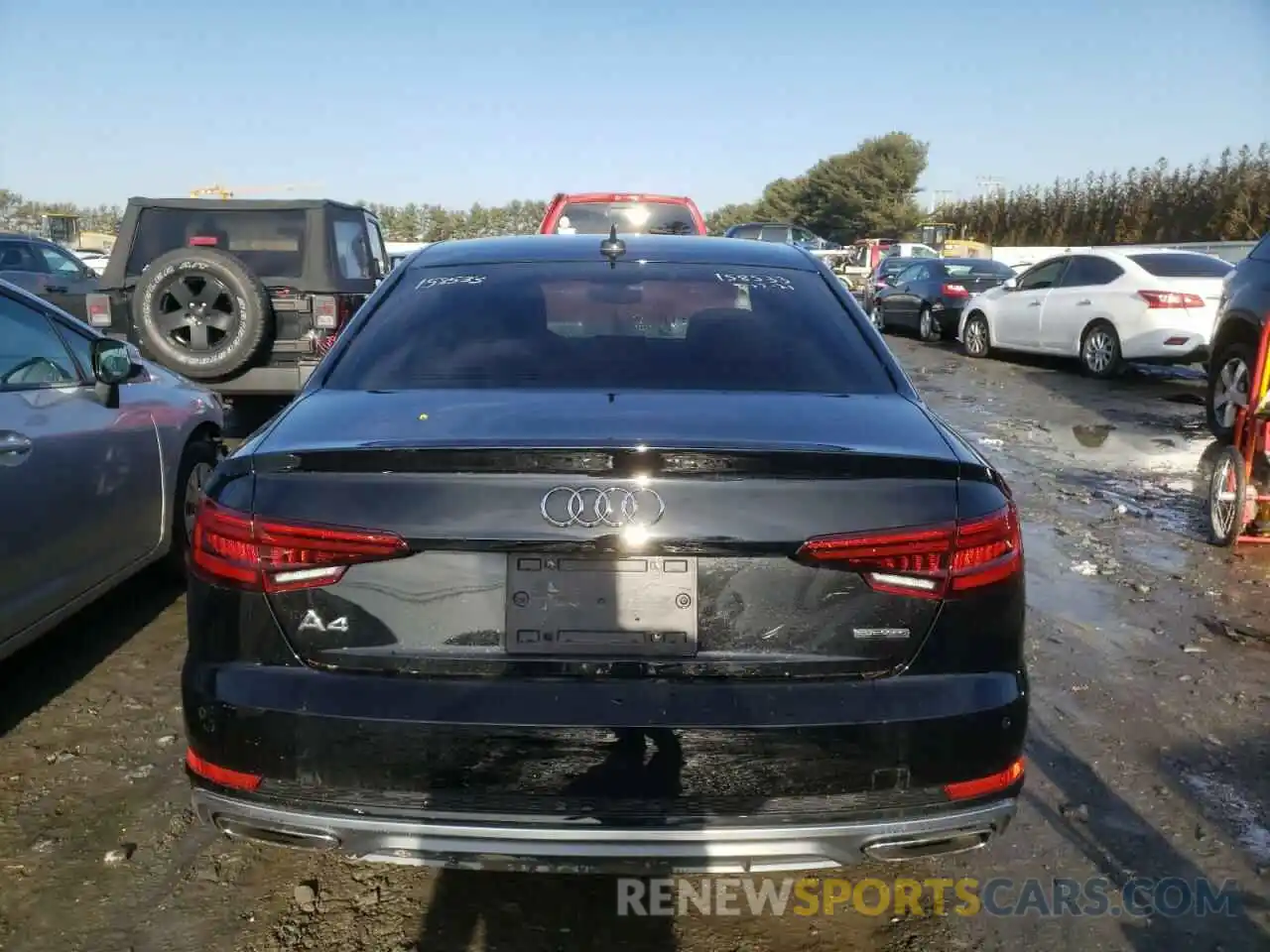 10 Photograph of a damaged car WAUENAF46KN001423 AUDI A4 2019