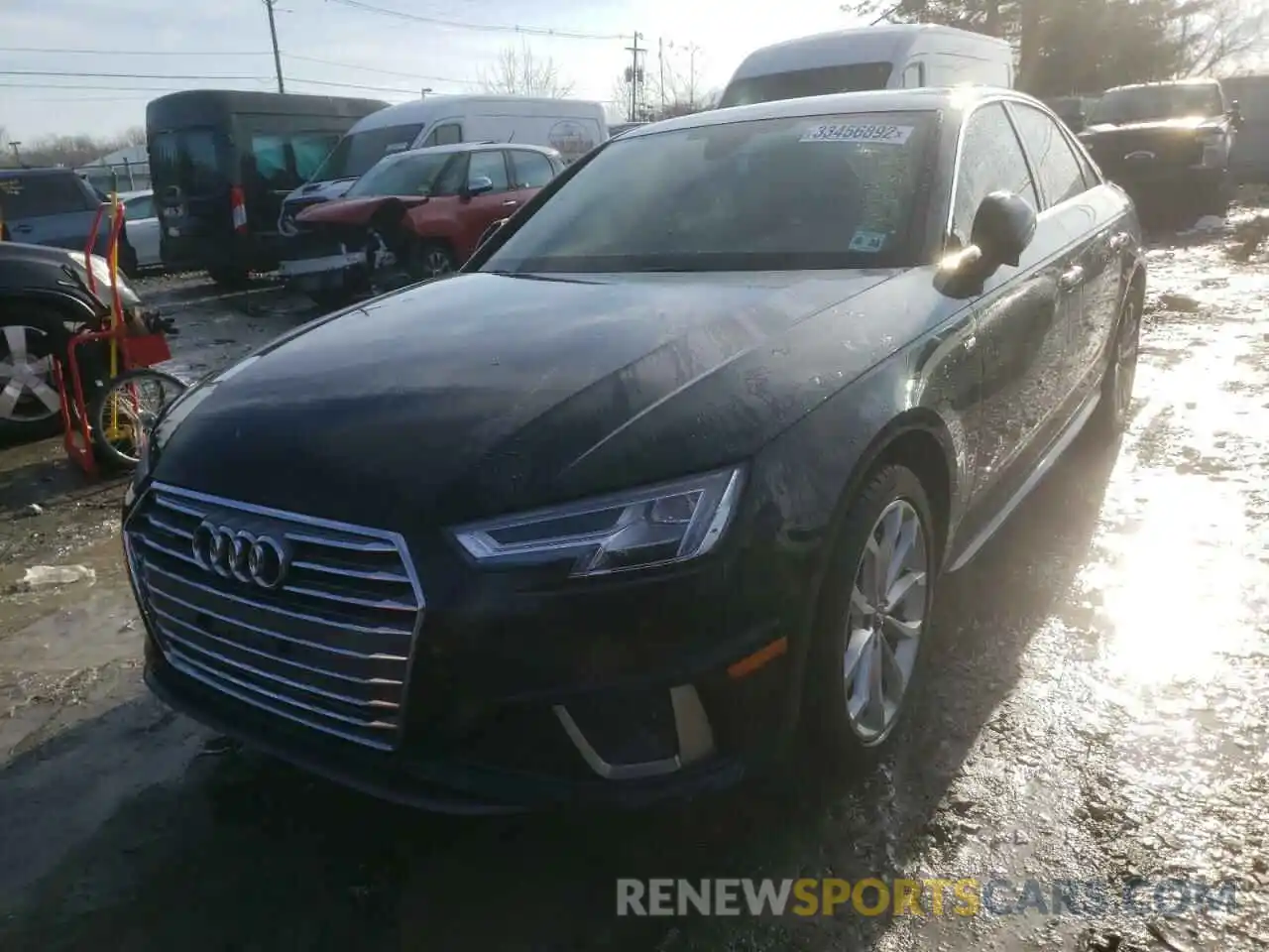 2 Фотография поврежденного автомобиля WAUENAF46KN001423 AUDI A4 2019