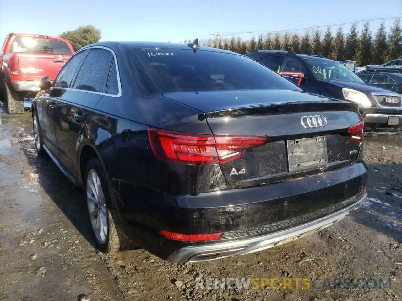 3 Photograph of a damaged car WAUENAF46KN001423 AUDI A4 2019