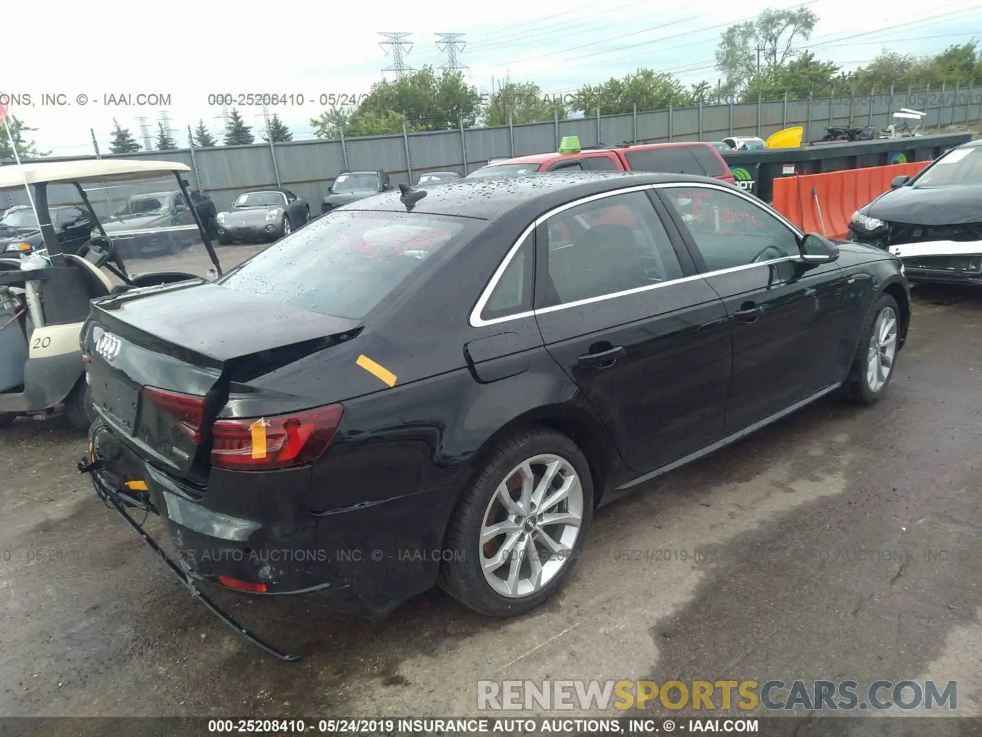 4 Photograph of a damaged car WAUENAF46KN002197 AUDI A4 2019