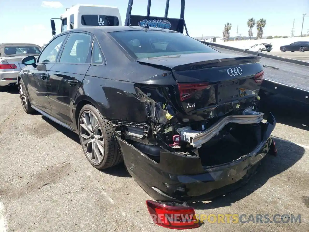 3 Photograph of a damaged car WAUENAF46KN003074 AUDI A4 2019