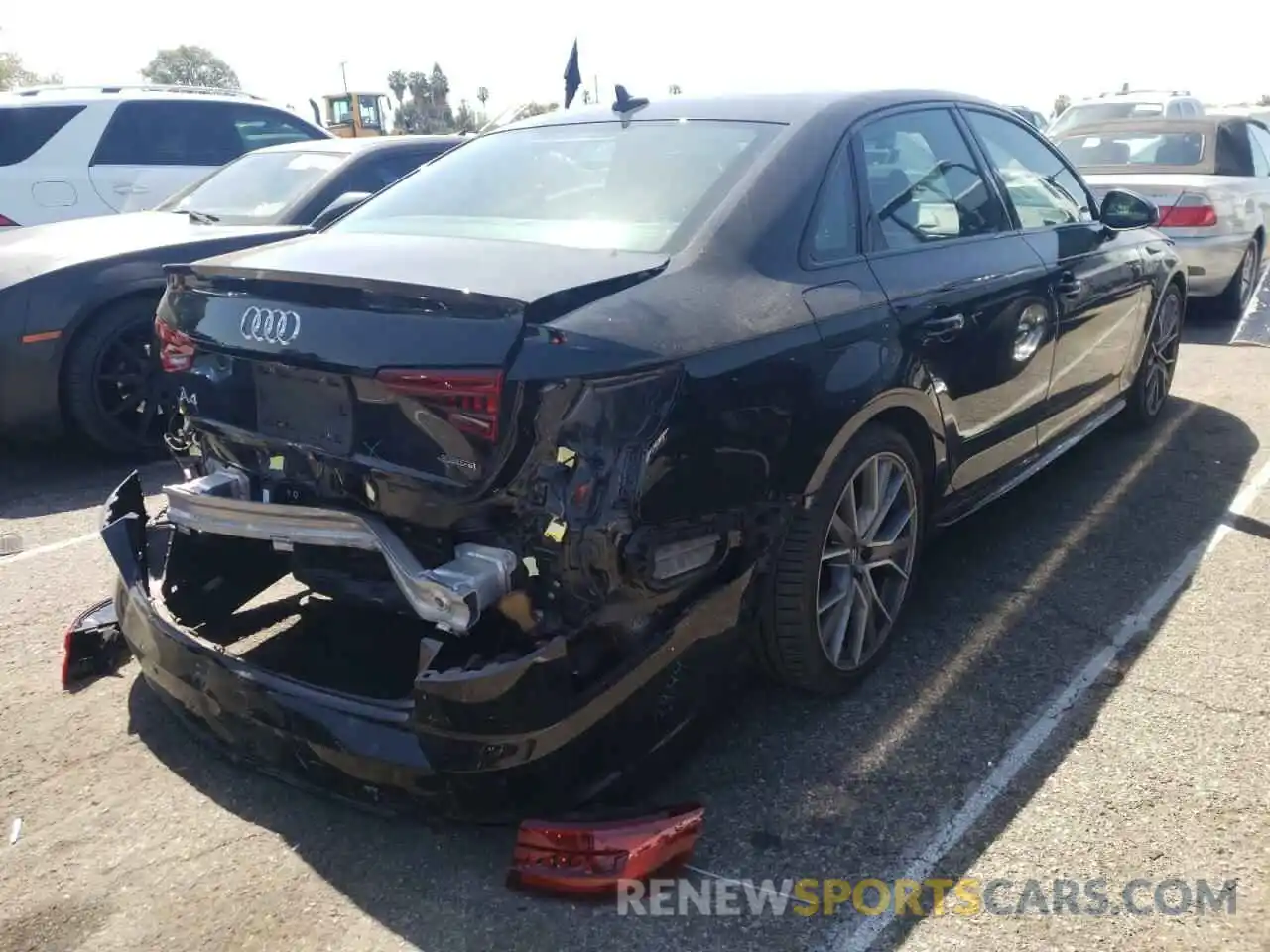 4 Photograph of a damaged car WAUENAF46KN003074 AUDI A4 2019