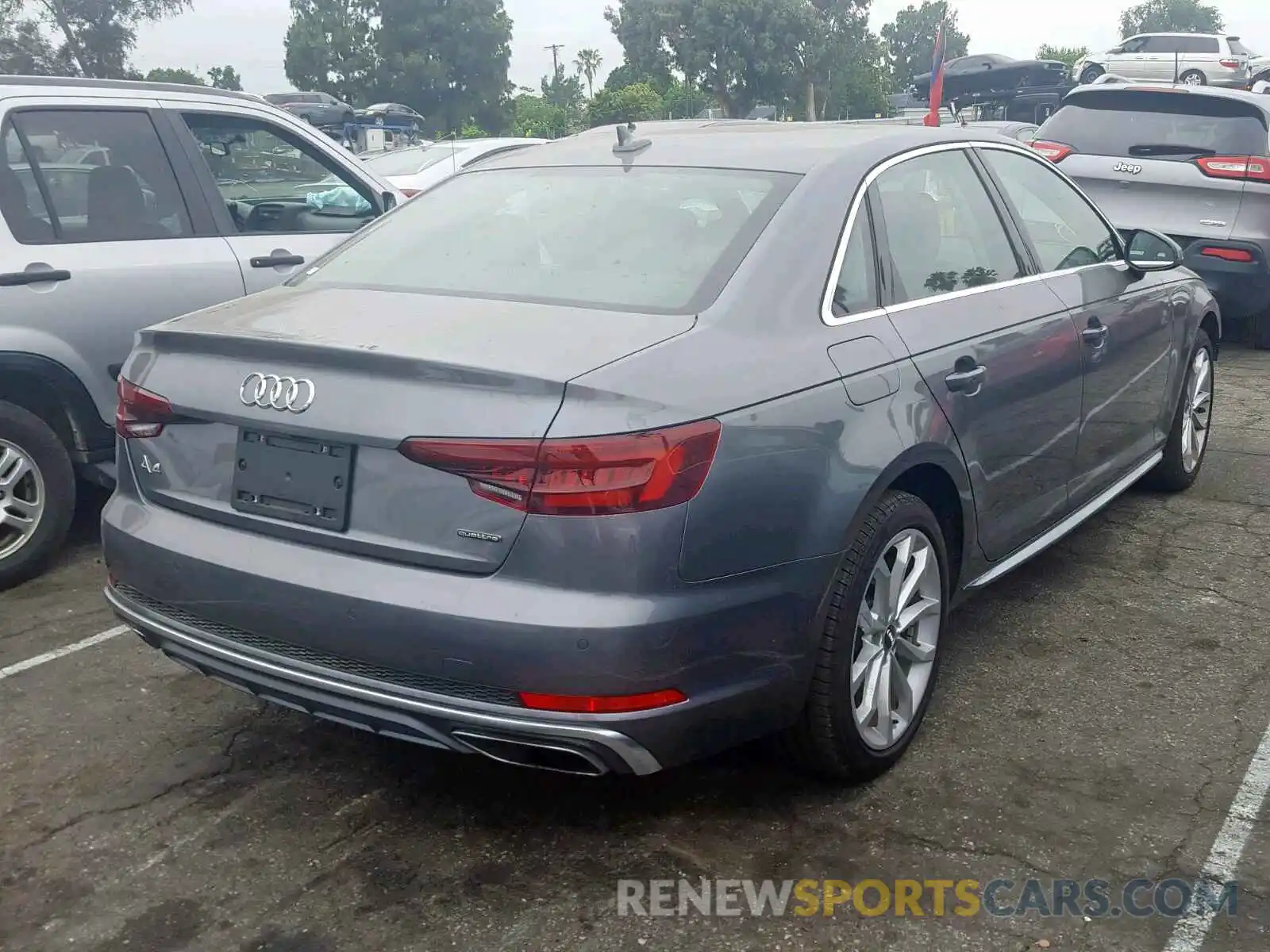 4 Фотография поврежденного автомобиля WAUENAF46KN004869 AUDI A4 2019