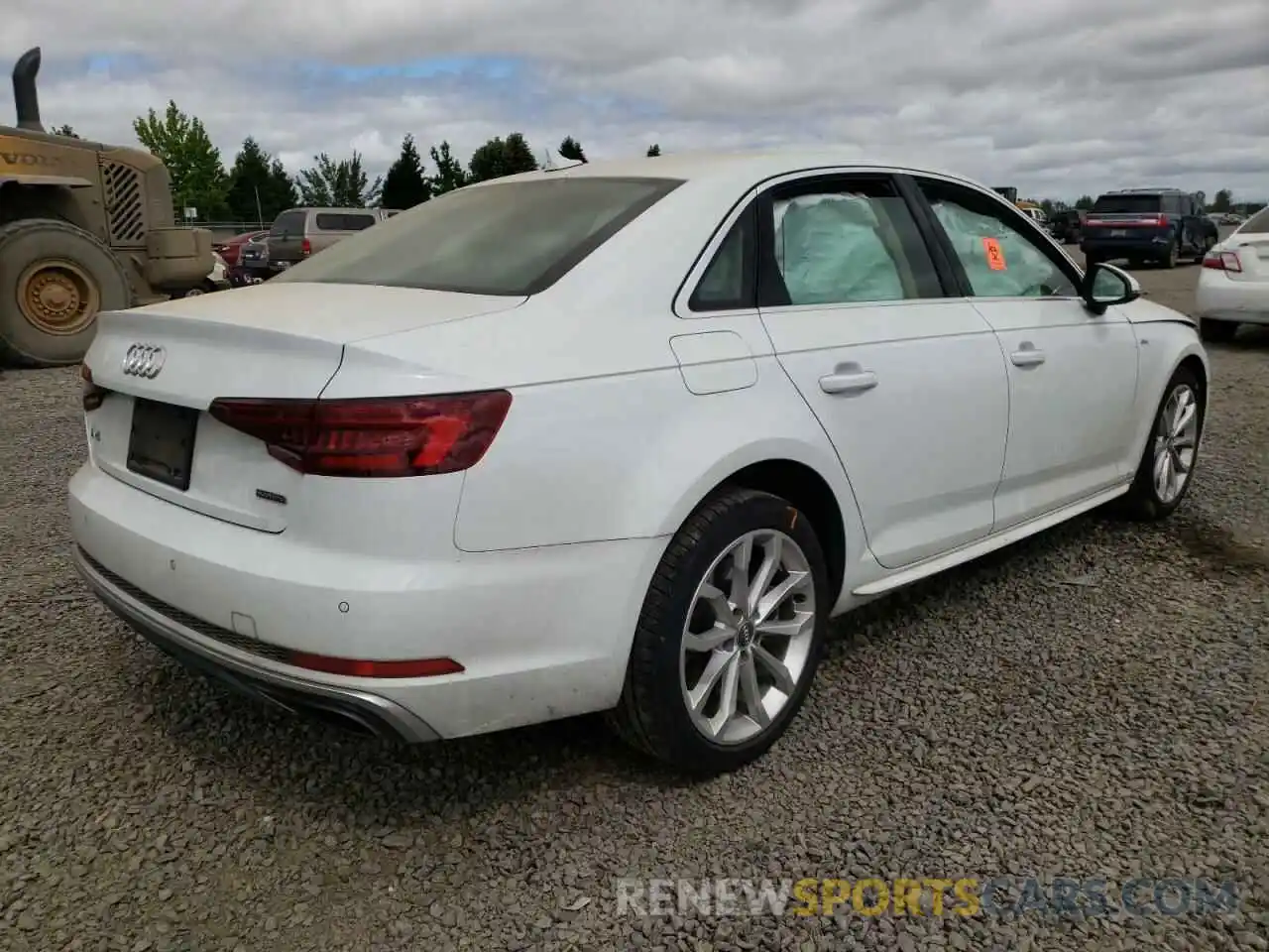 4 Photograph of a damaged car WAUENAF46KN011899 AUDI A4 2019