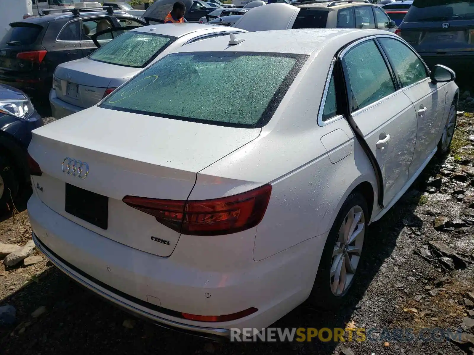 4 Фотография поврежденного автомобиля WAUENAF46KN015709 AUDI A4 2019