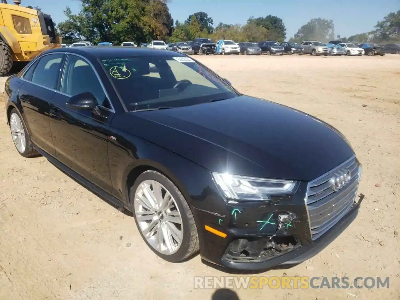 1 Photograph of a damaged car WAUENAF47KA002331 AUDI A4 2019