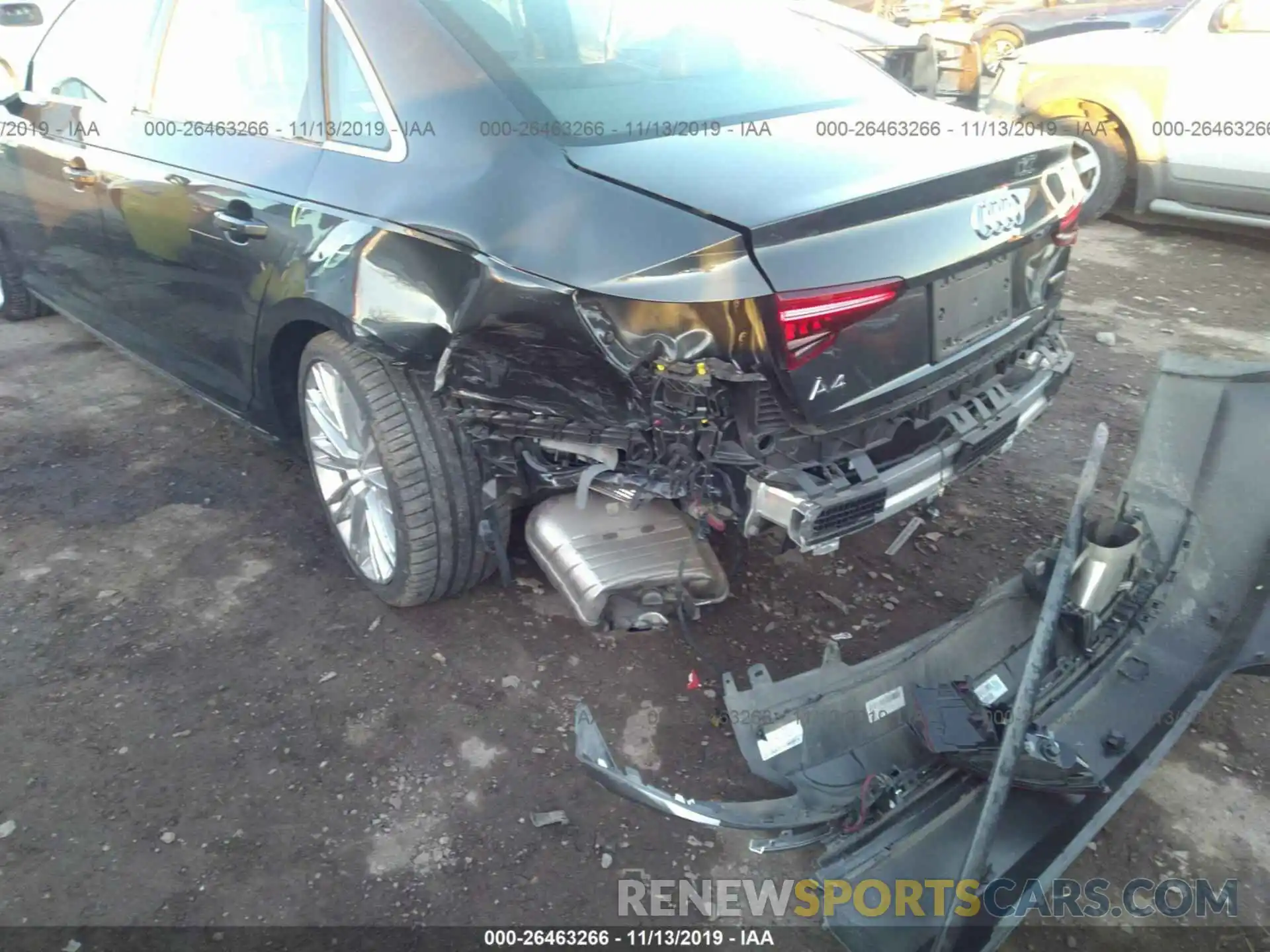 6 Photograph of a damaged car WAUENAF47KA008727 AUDI A4 2019