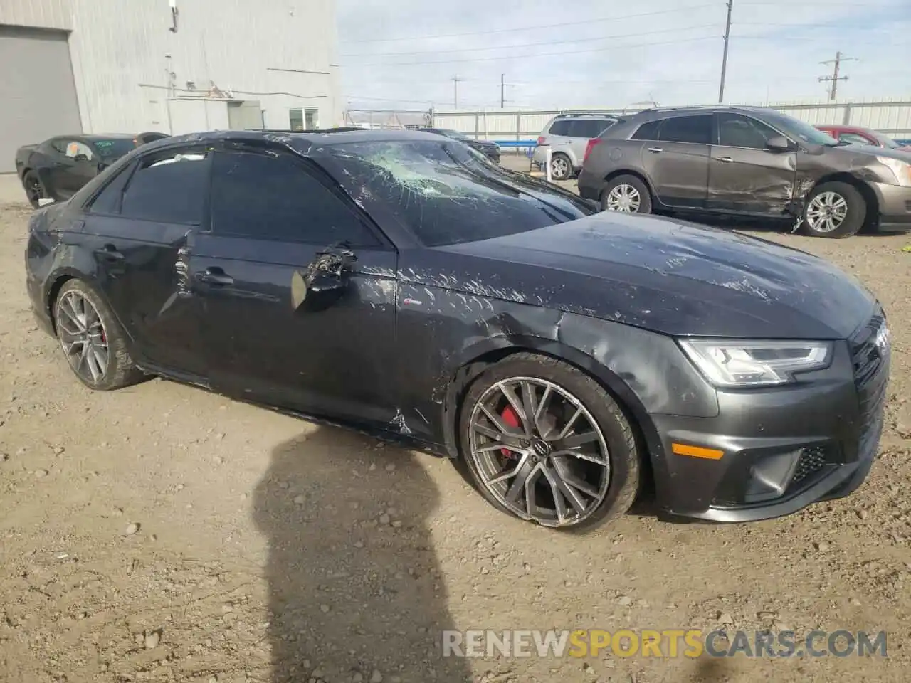 4 Photograph of a damaged car WAUENAF47KA020425 AUDI A4 2019