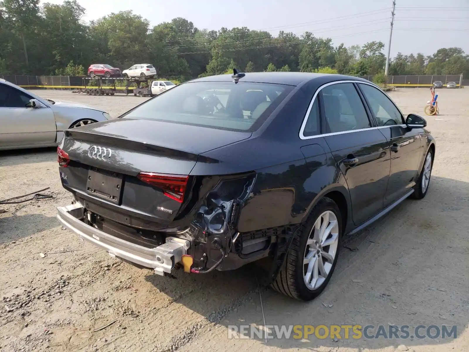 4 Photograph of a damaged car WAUENAF47KA020747 AUDI A4 2019