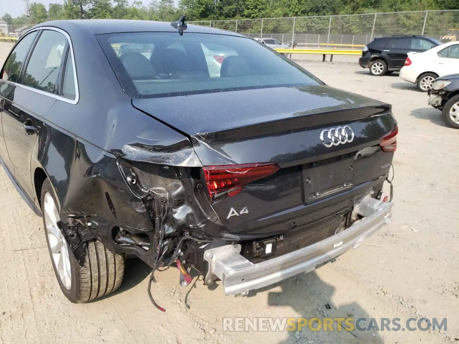 9 Photograph of a damaged car WAUENAF47KA020747 AUDI A4 2019