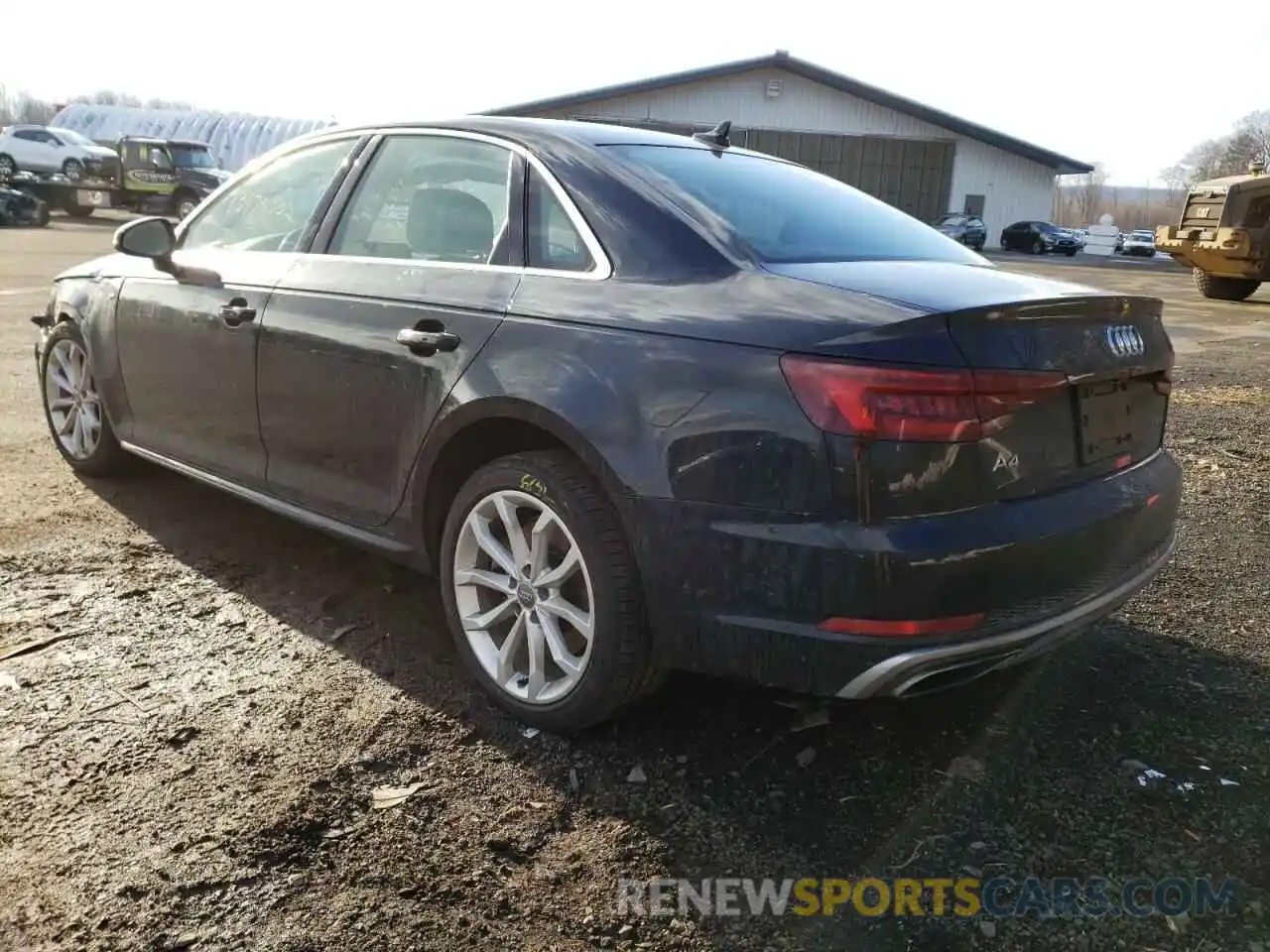 3 Photograph of a damaged car WAUENAF47KA028413 AUDI A4 2019