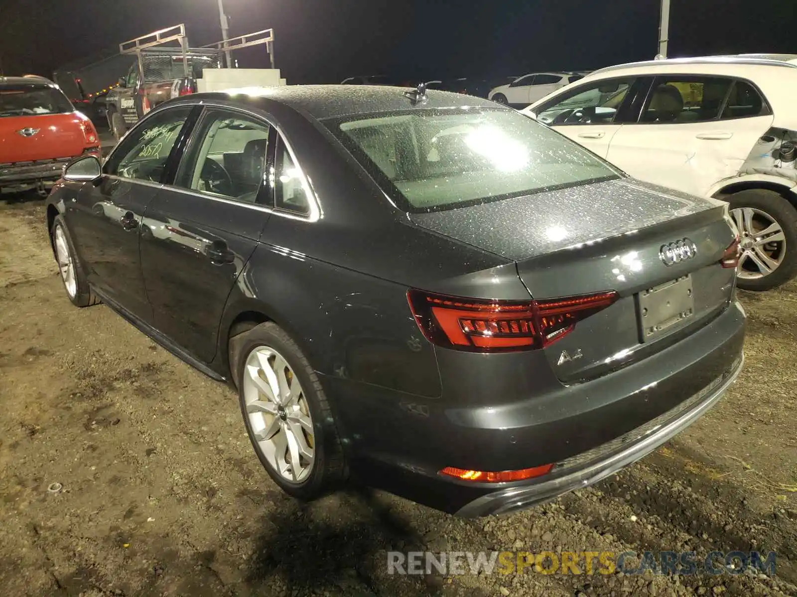 3 Photograph of a damaged car WAUENAF47KA034163 AUDI A4 2019