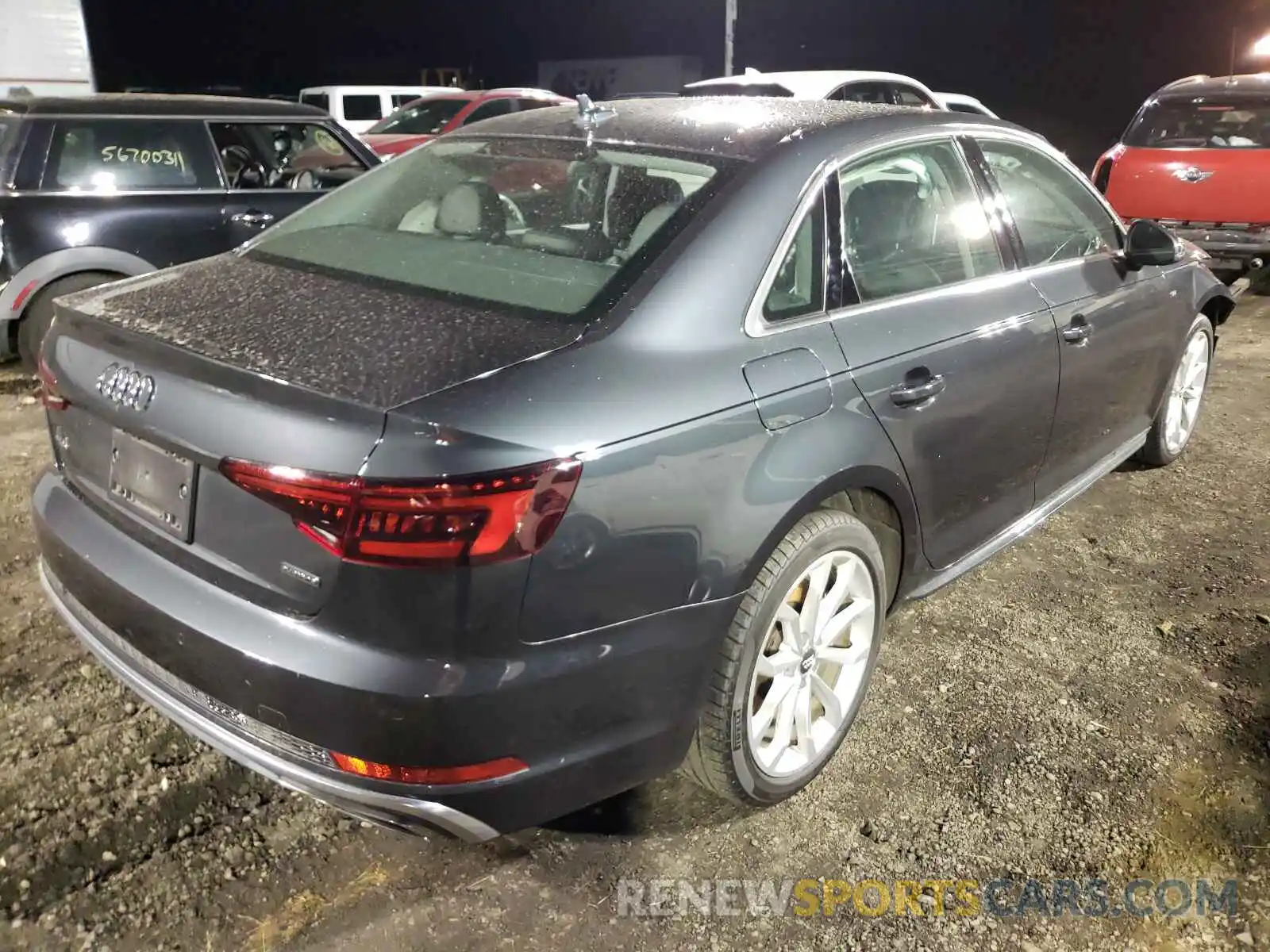 4 Photograph of a damaged car WAUENAF47KA034163 AUDI A4 2019